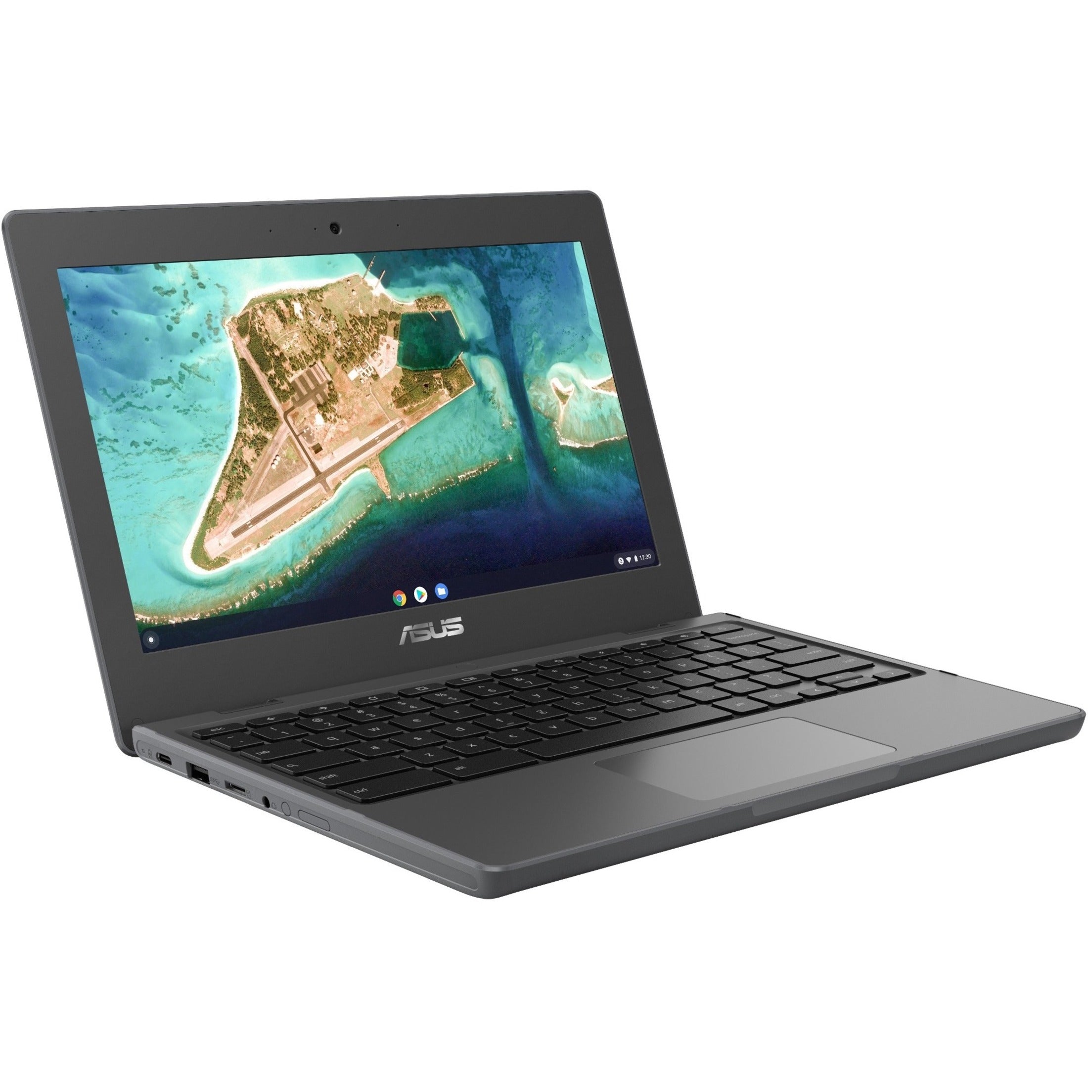 Asus CR1100CKA-YZ182 Chromebook, 11.6 Rugged HD, Intel Celeron N5100, 8GB RAM, 32GB Flash Memory, Dark Gray