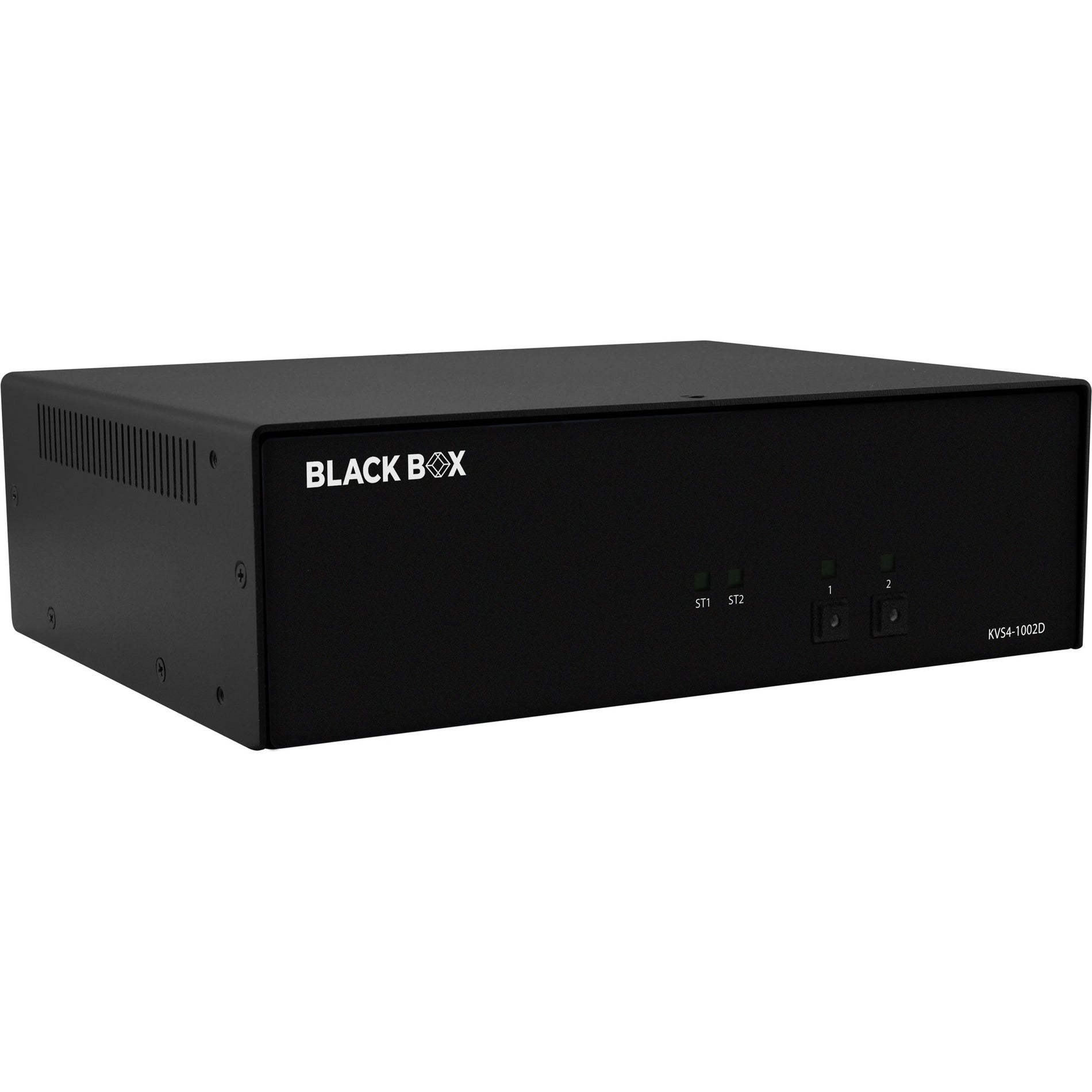 Black Box KVS4-1002D Secure KVM Switch - DVI-I, 2560 x 1600, 2 Computers Supported, 1 Local User