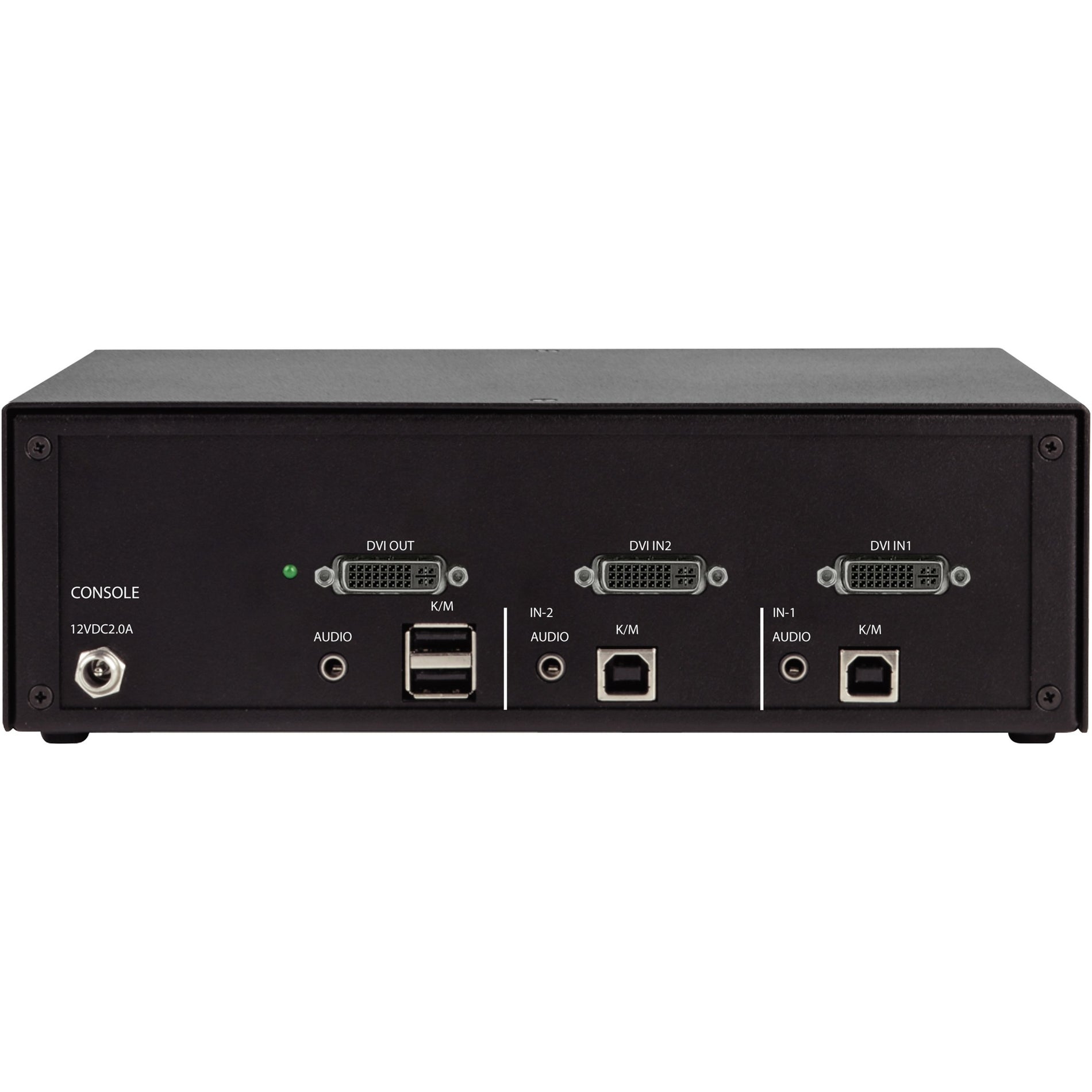 Black Box KVS4-1002D Secure KVM Switch - DVI-I, 2560 x 1600, 2 Computers Supported, 1 Local User
