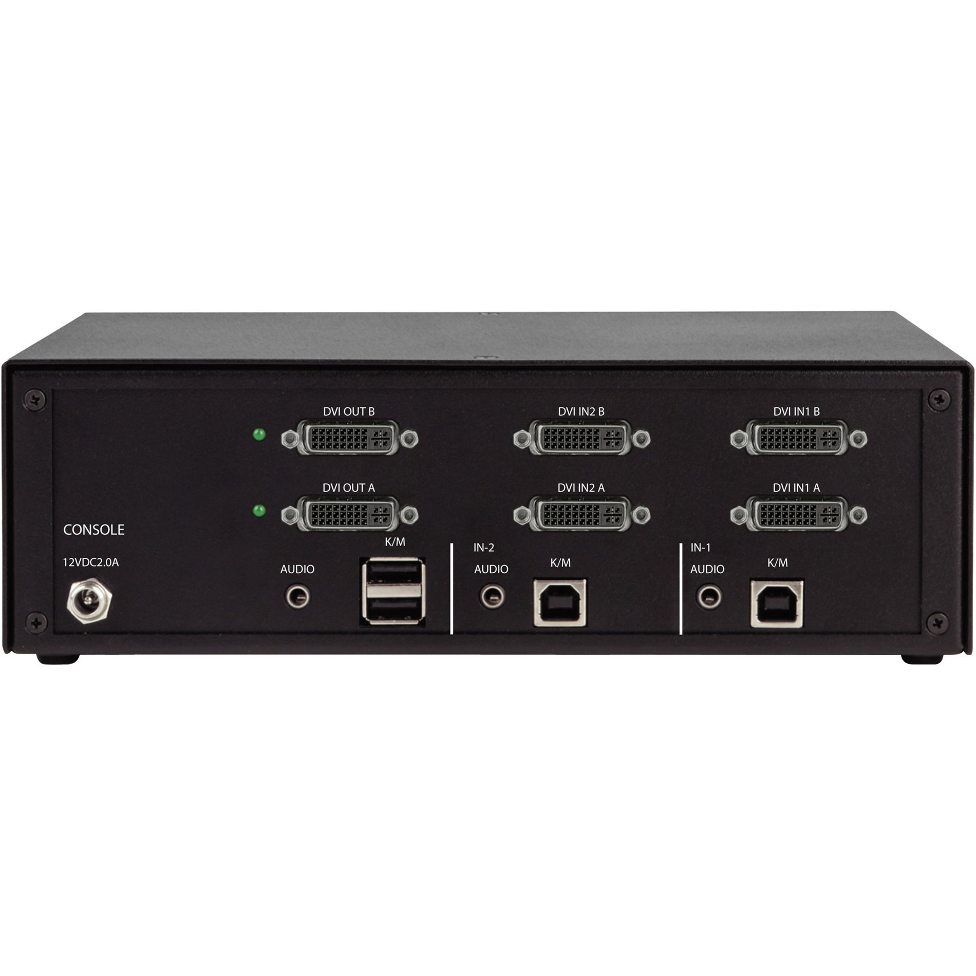 Black Box KVS4-2002D Secure KVM Switch - DVI-I, 2 Computers Supported, 2 Local Users Supported
