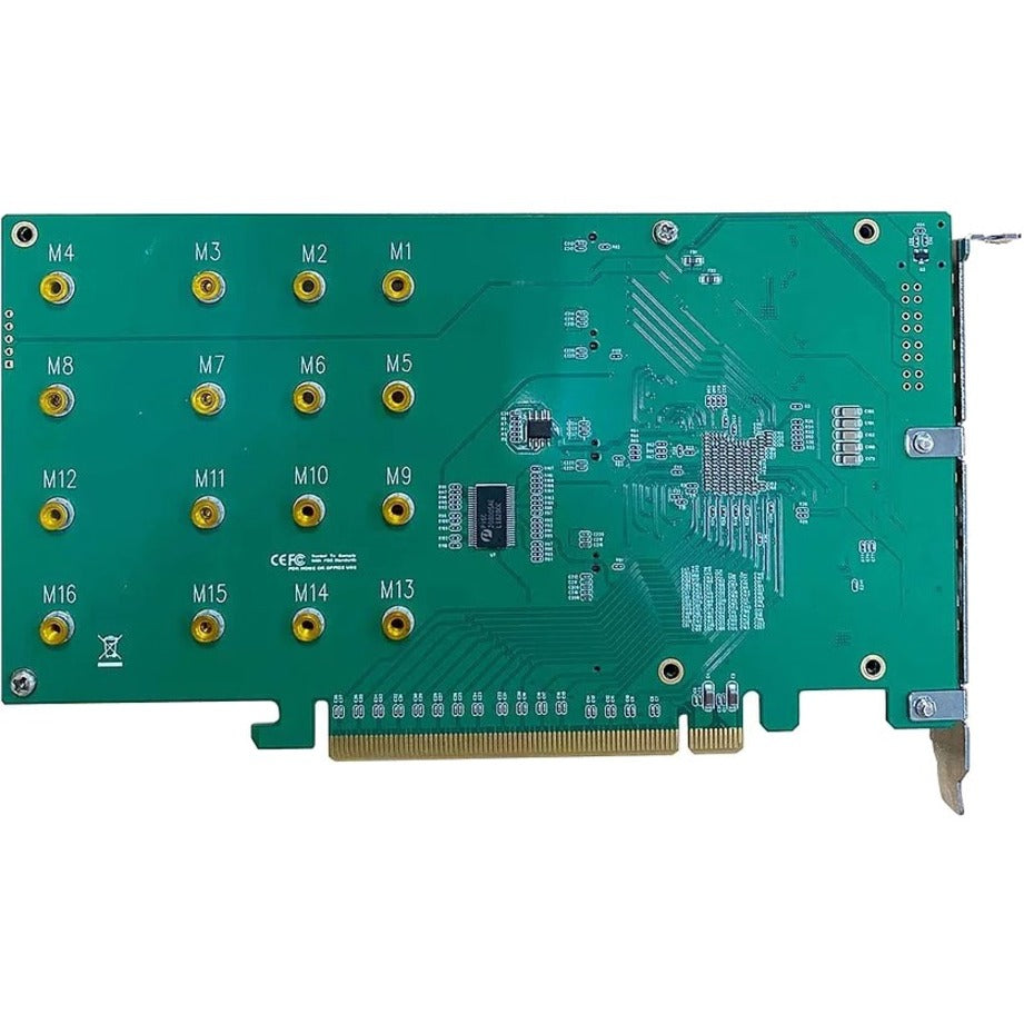 HighPoint SSD7104F 4 Channel M.2 PCIe 3.0 x16 NVMe RAID Controller, Fast and Reliable Storage Solution