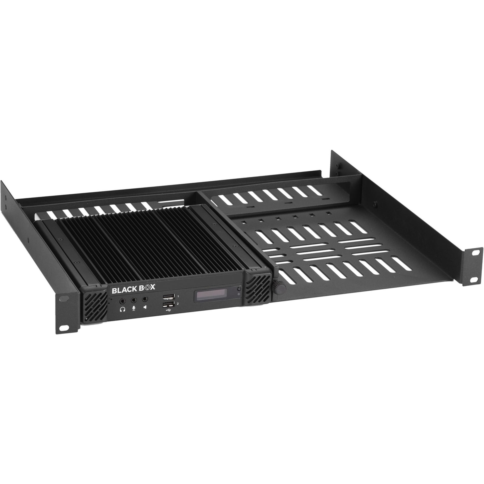 Black Box ACR-RMK2 Rackmount Kit - KVM Manager iPATH R2 Controller, TAA Compliant, 1U Rack Height