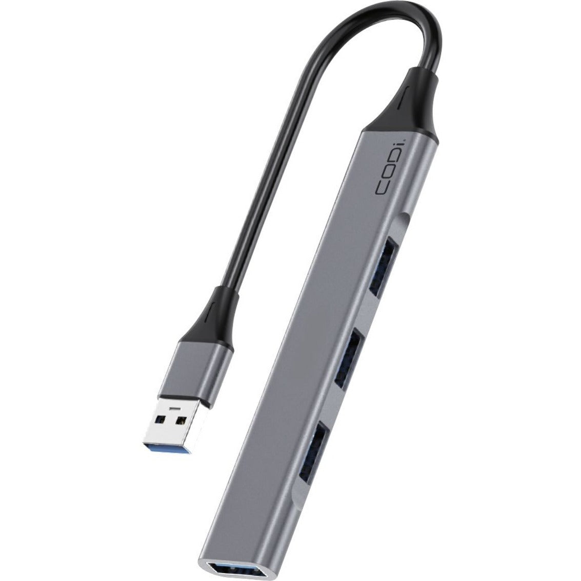 CODi A01113 USB-A 4-Port Hub, Expand Your USB Connectivity