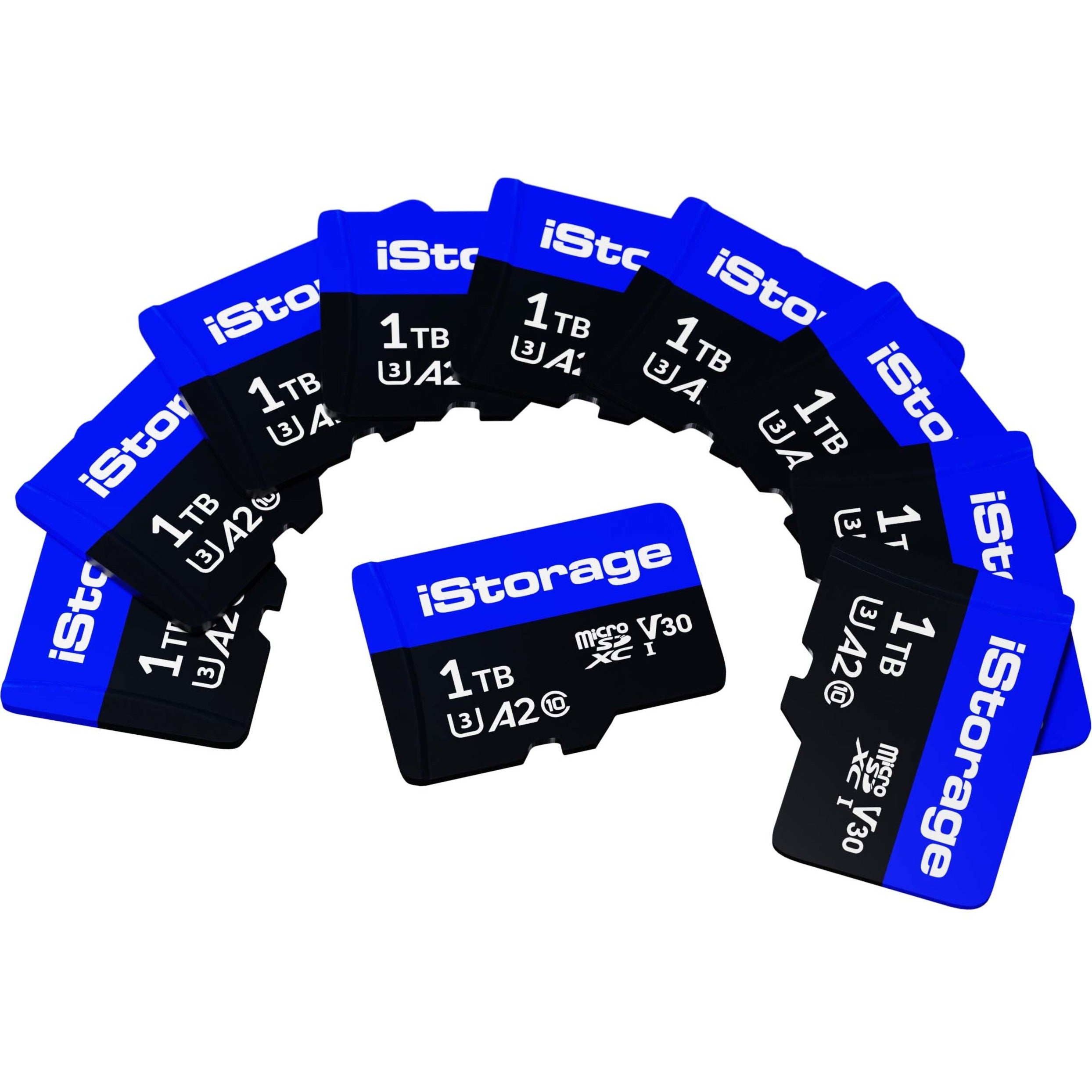 iStorage IS-MSD-10-1000 1TB MicroSDXC Card, High-Speed Storage Solution