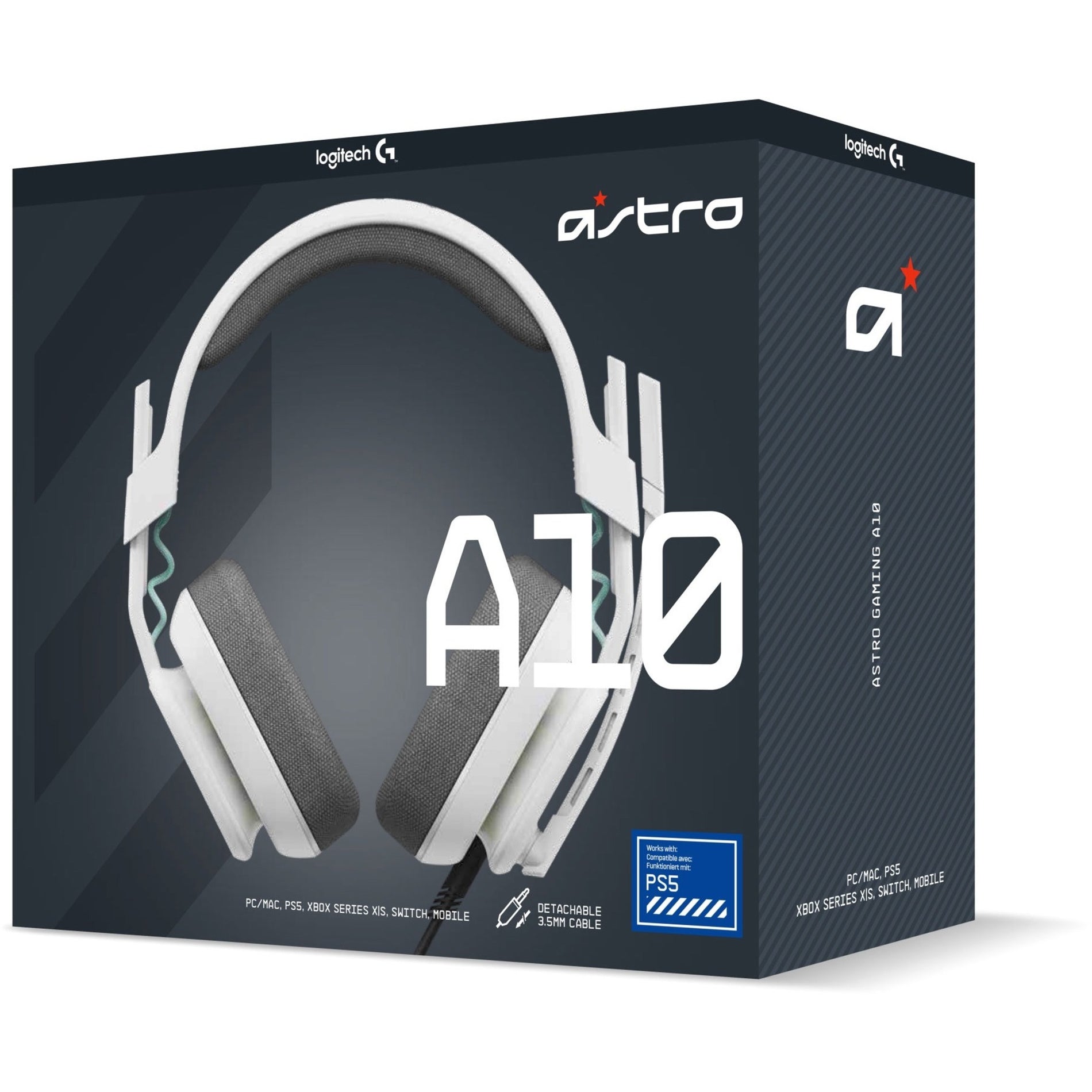 Astro 939-002062 A10 Headset Playstation - Weiß 2 Jahre Garantie Uni-direktionales Mikrofon