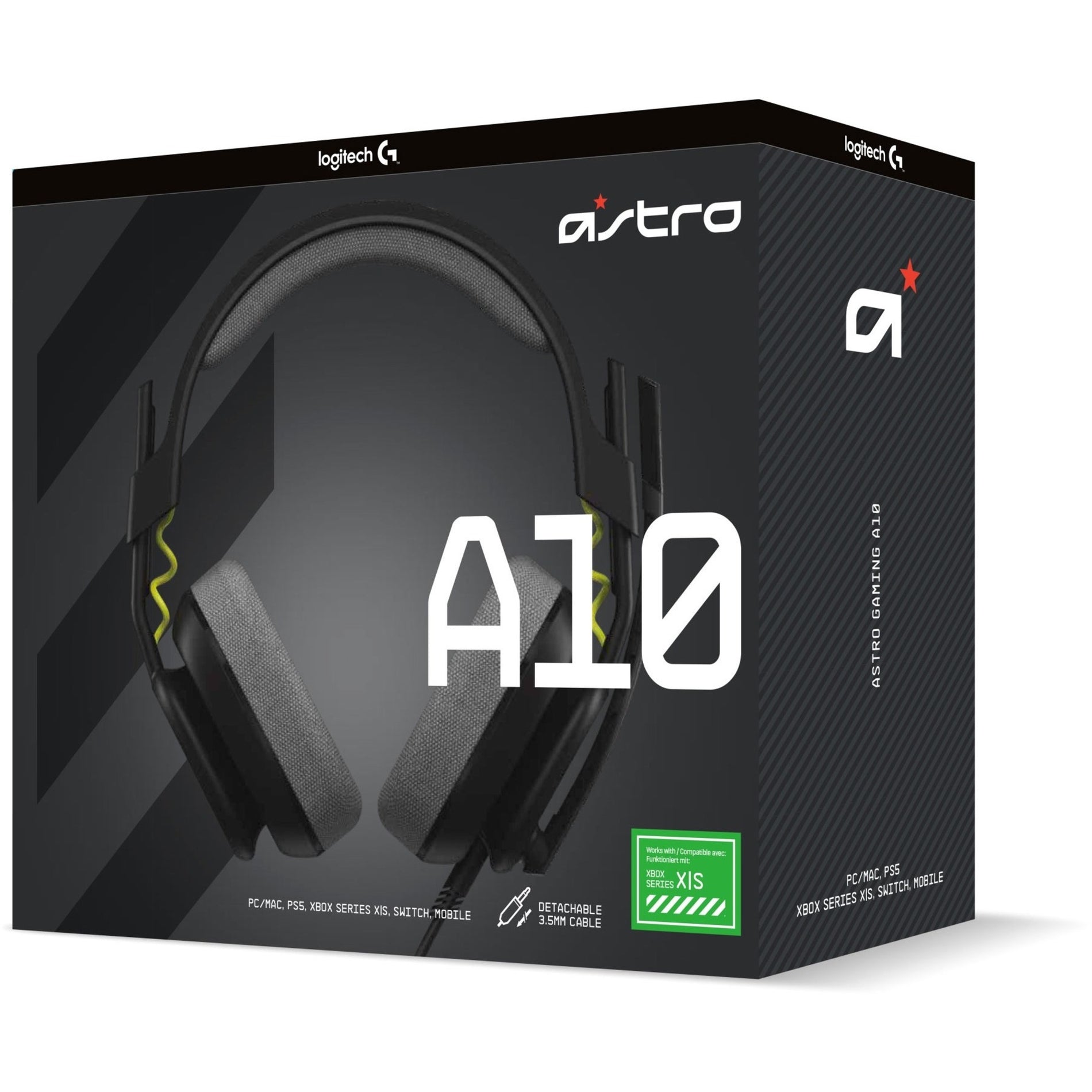 Astro 939-002045 A10 Headset Xbox - Black, Lightweight, Flip to Mute, Durable