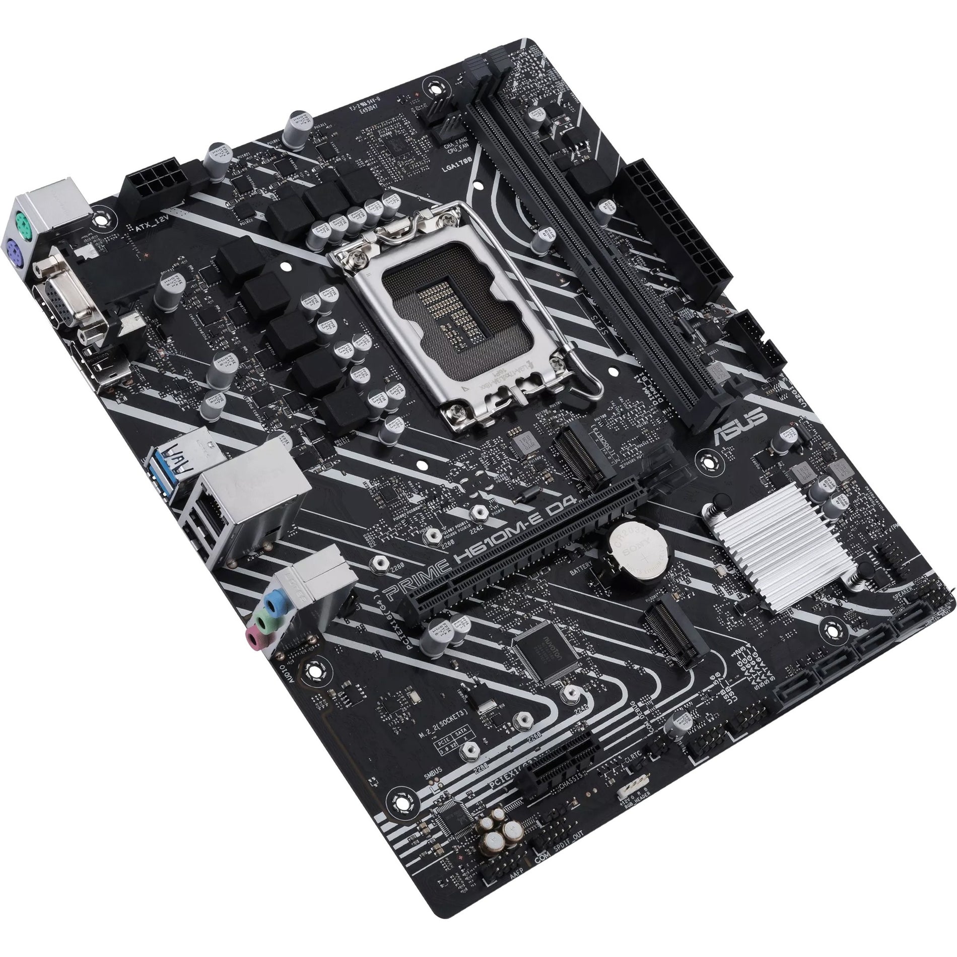 Asus PRIME H610M-E D4-CSM Desktop Motherboard - Intel H610 Chipset LGA-1700