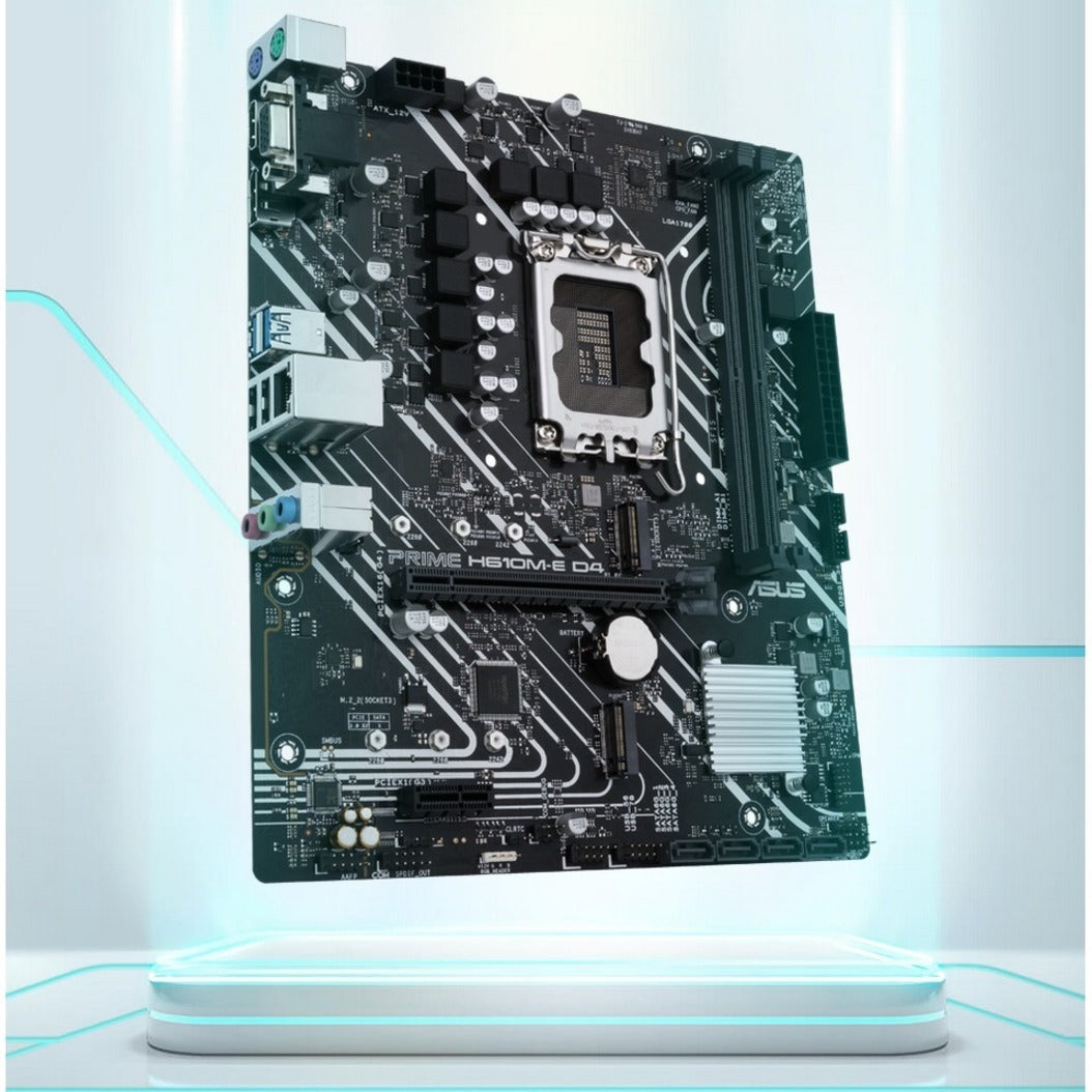 Asus PRIME H610M-E D4-CSM Desktop Motherboard - Intel H610 Chipset, LGA-1700
