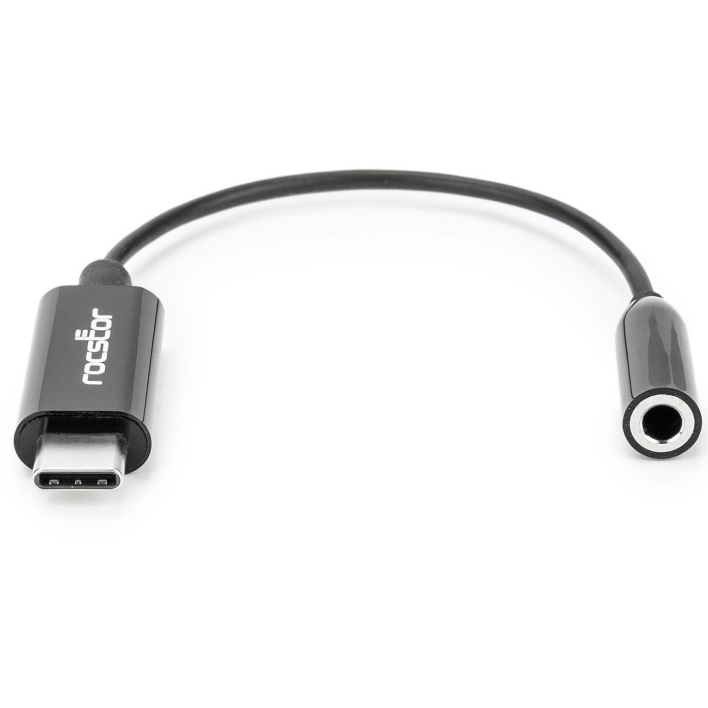 Rocstor Y10A244-B1 USB C to 3.5mm Audio Adapter, Premium Audio Adapter