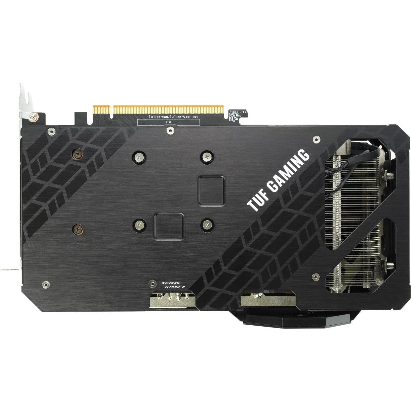 ASUS TUF TUF-RX6500XT-O4G-GAMING Gaming Radeon RX 6500 XT OC Edition Graphics Card, AMD RDNA 2, PCIe 4.0, 4GB GDDR6, HDMI 2.1, DisplayPort 1.4a, Dual Ball Fan Bearings, All-aluminum Shroud, GPU Tweak II