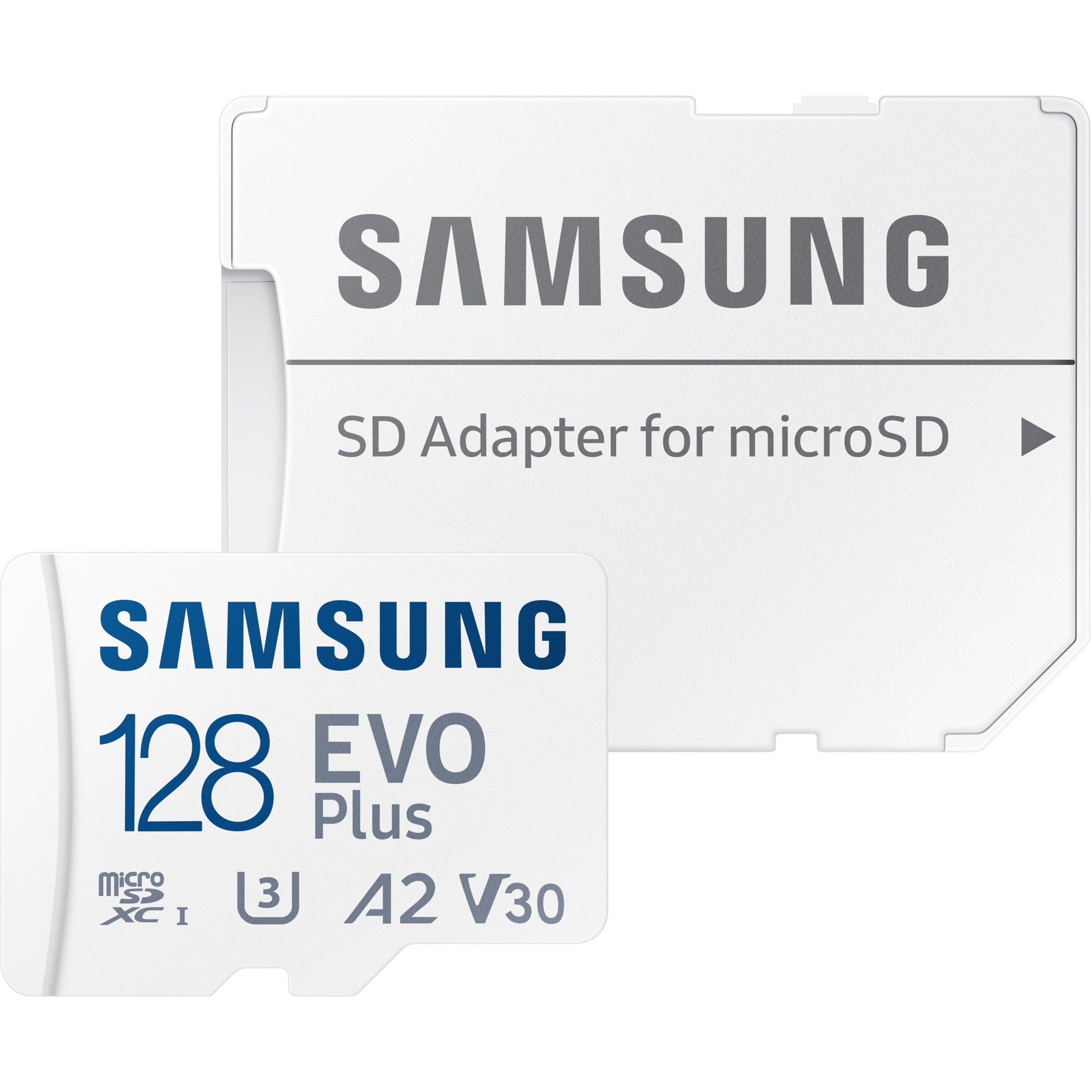 Samsung MB-MC128KA/AM EVO Plus 128GB microSDXC Card, 10 Year Warranty, 130 MB/s Read Speed, Class 10/UHS-I (U3), A1 Application Performance