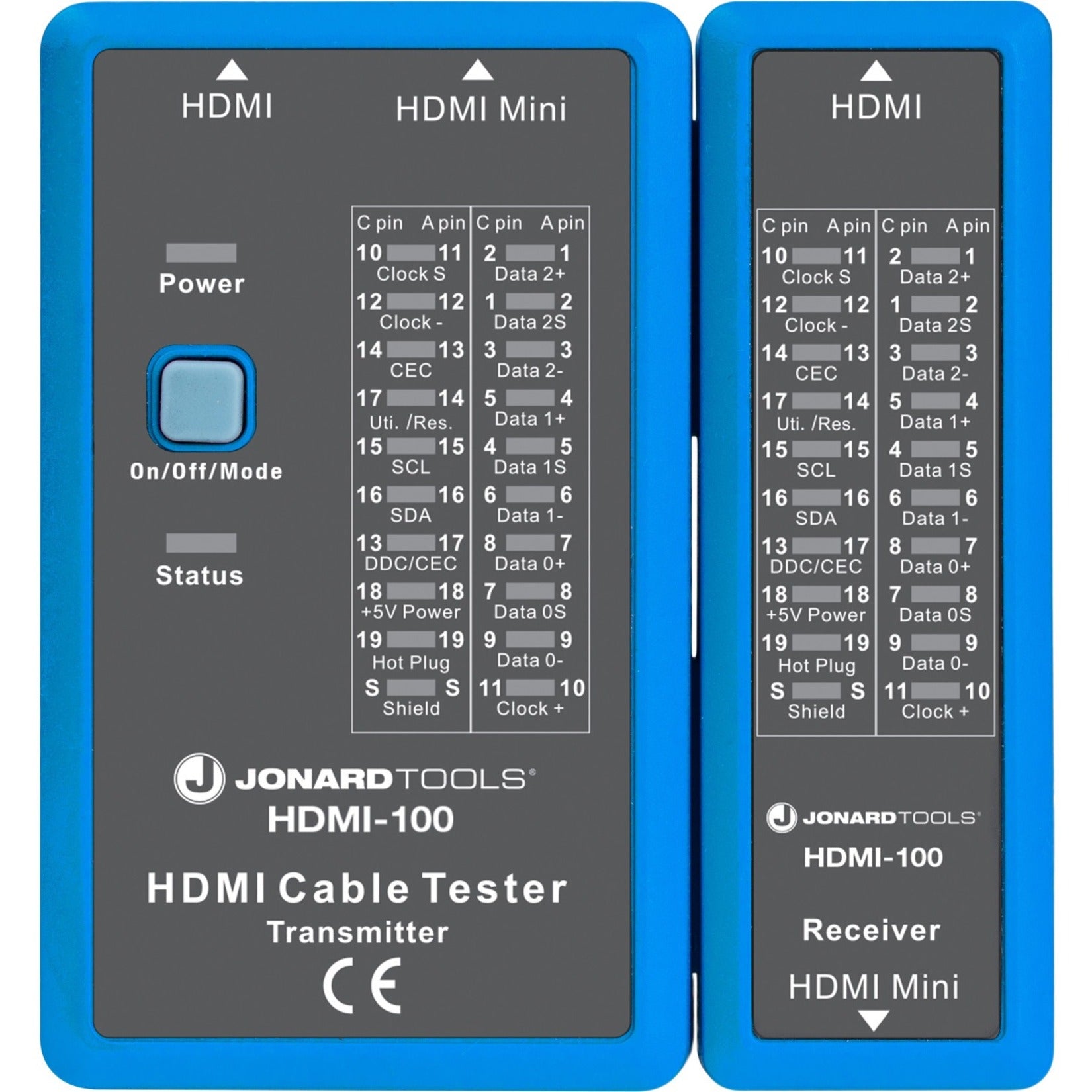 Jonard Tools HDMI-100 HDMI Cable Tester, Test and Troubleshoot HDMI Cables with Ease
