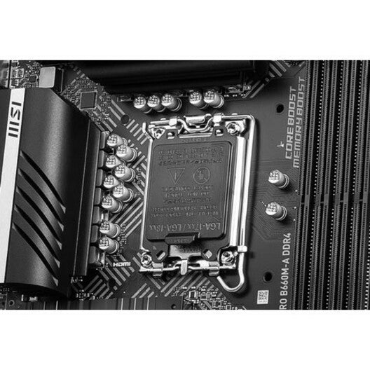 MSI PRO B660M-A DDR4 Desktop Motherboard PROB660MAD4 - Intel B660 Chipset, Socket LGA-1700, Intel Optane Memory Ready, Micro ATX