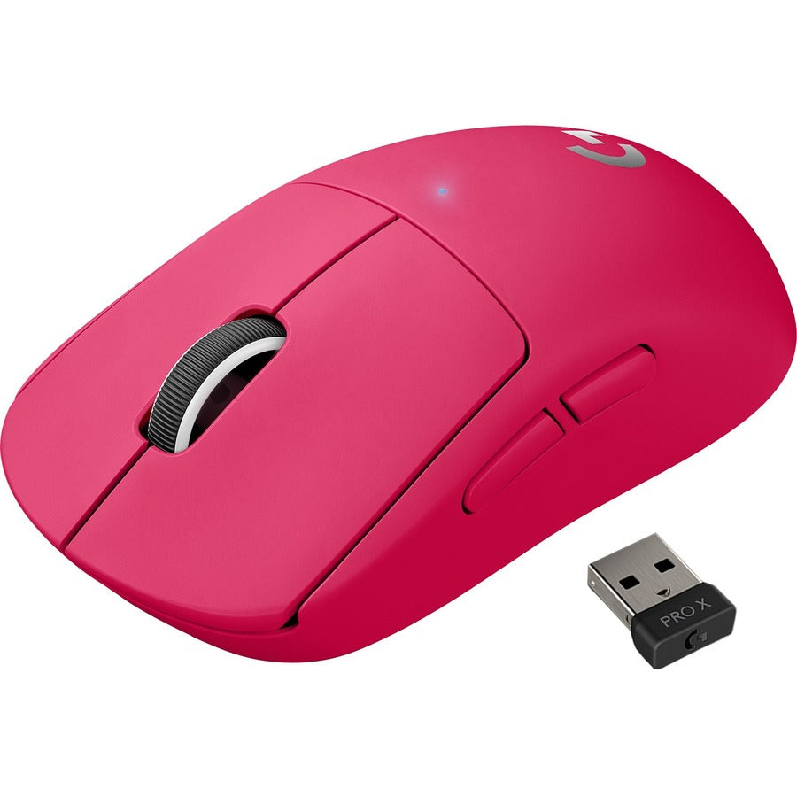 Logitech G 910-005954 Pro X Superlight Wireless Gaming Mouse, Rechargeable, 25600 dpi, Pink