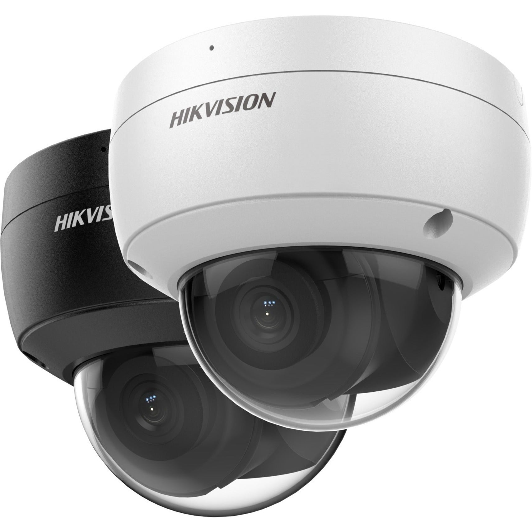 Hikvision DS-2CD2143G2-IU 2.8MM(BLACK) 4 MP AcuSense Fixed Dome Network Camera, Black, Motion Detection, SD Card Local Storage