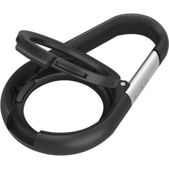 Belkin MSC008BTBK Secure Holder with Carabiner for AirTag, Sturdy, Scratch Protection, Black