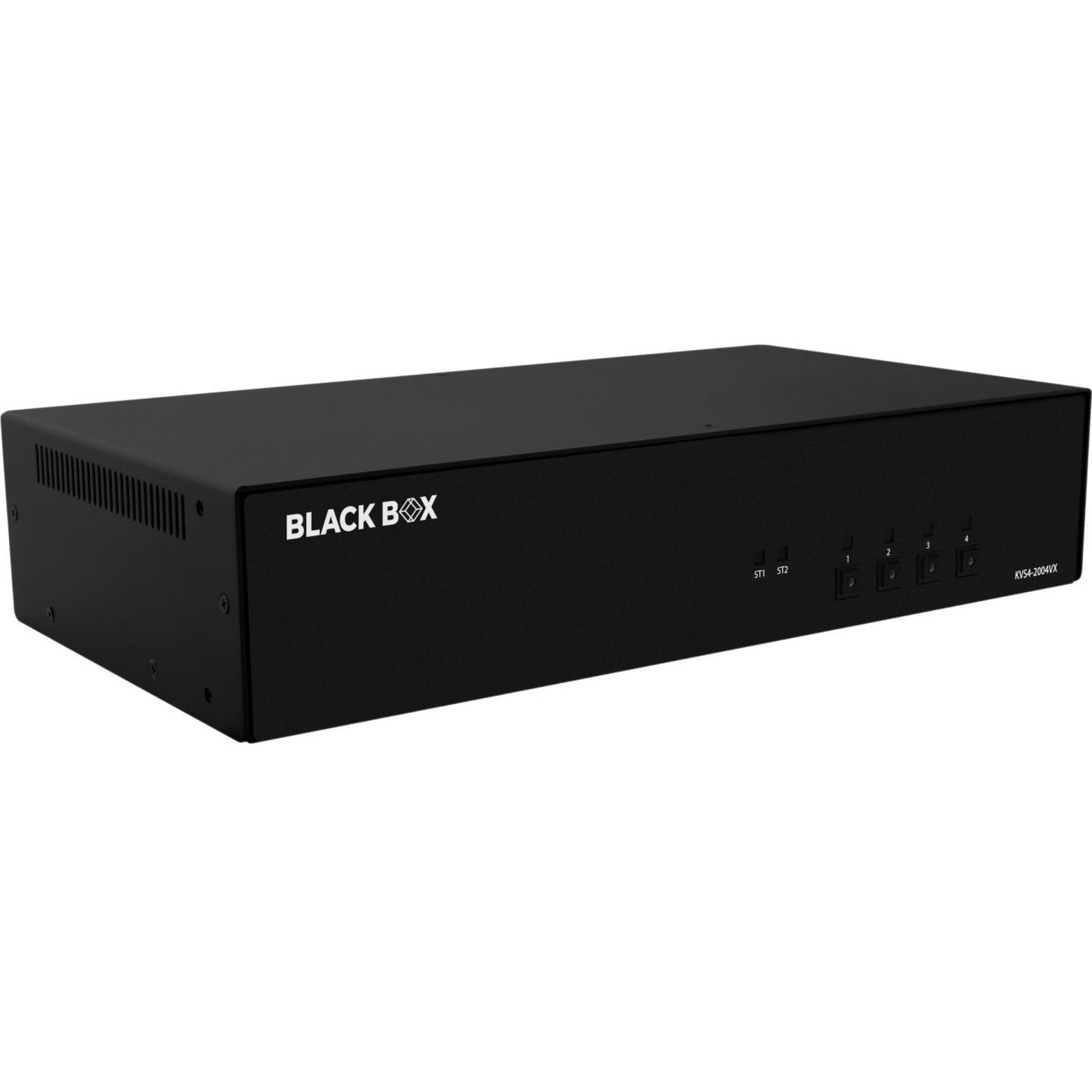 Black Box KVS4-2004VX Secure KVM Switch - DisplayPort, 4 Computers Supported, 2 Local Users, 3840 x 2160 Resolution