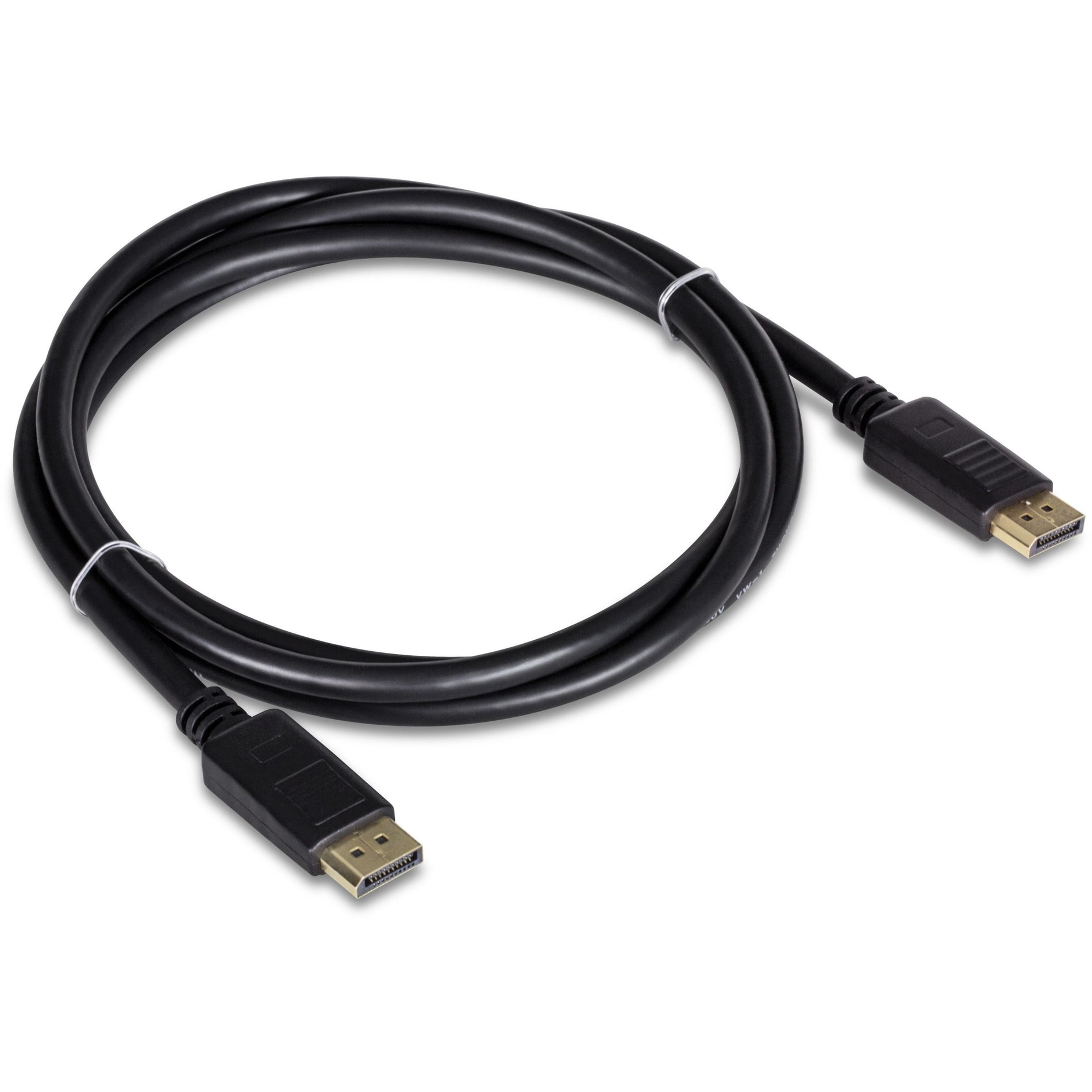 TRENDnet TK-DP06/2 6 ft. DisplayPort 1.2 Cable, 2-Pack, Supports up to 2560 x 1440 @ 144Hz, Black
