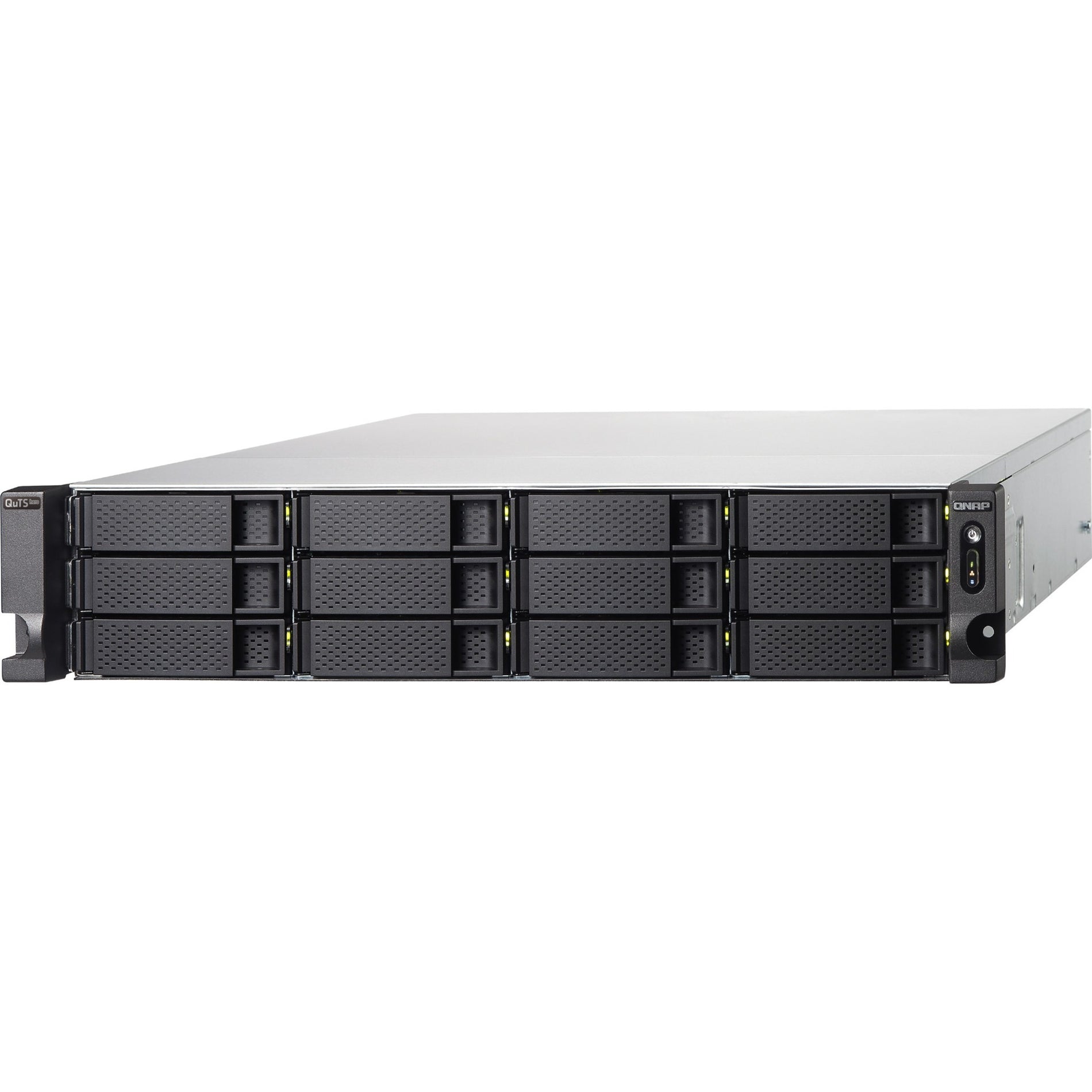 QNAP TS-H1886XU-RP-R2-D1622-32G SAN/NAS Storage System, 2U Rack-mountable, 32GB DDR4 RAM, 12 HDD/18 SSD Support