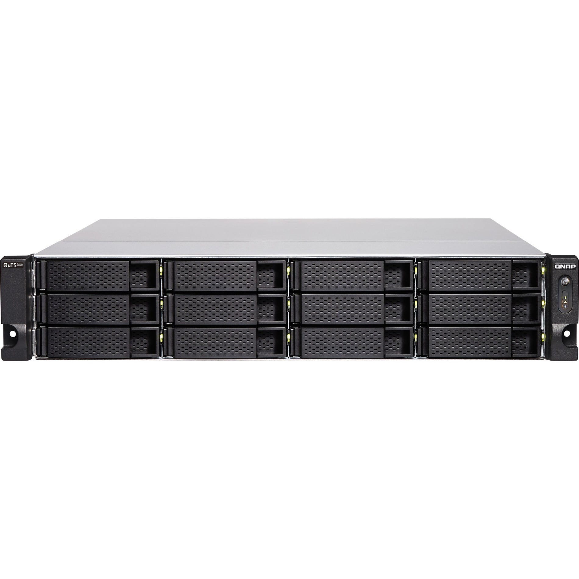 QNAP TS-H1886XU-RP-R2-D1622-32G SAN/NAS Storage System, 2U Rack-mountable, 32GB DDR4 RAM, 12 HDD/18 SSD Support