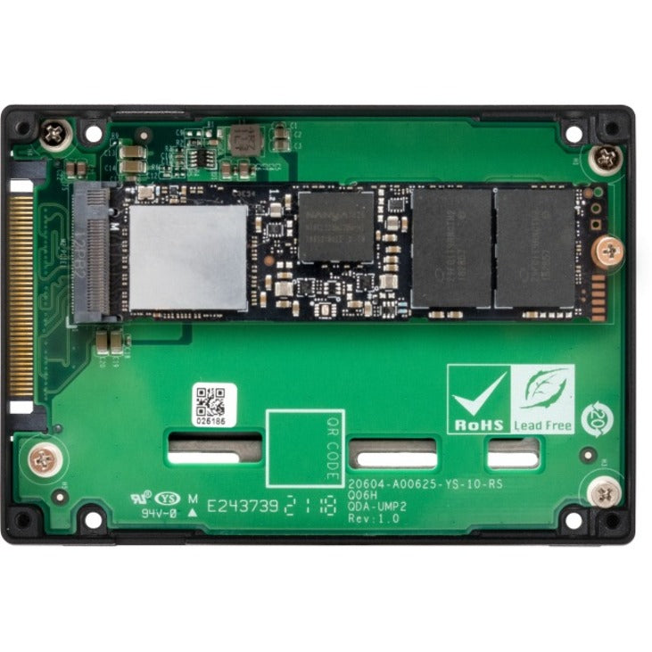 QNAP QDA-UMP4 Drive Enclosure PCI Express NVMe 4.0 x4 - U.2 (SFF-8639) Internal