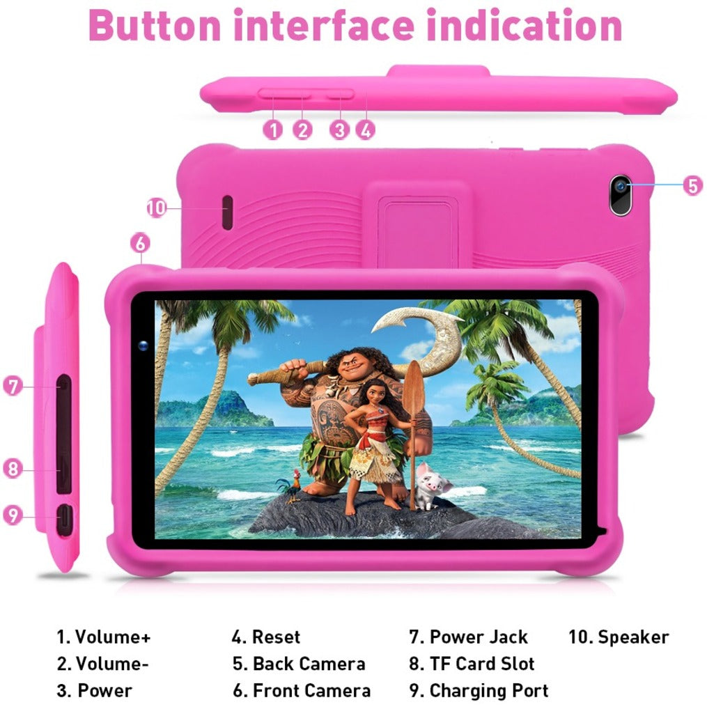 Zeepad ZEE2QRKPNK Multiple Touch Screen Dual Camera WIFI Bluetooth Tablet, Android 11 Rockchip 1.8GHz 2GB RAM Quad Core 32GB Hard Drive [Discontinued]
