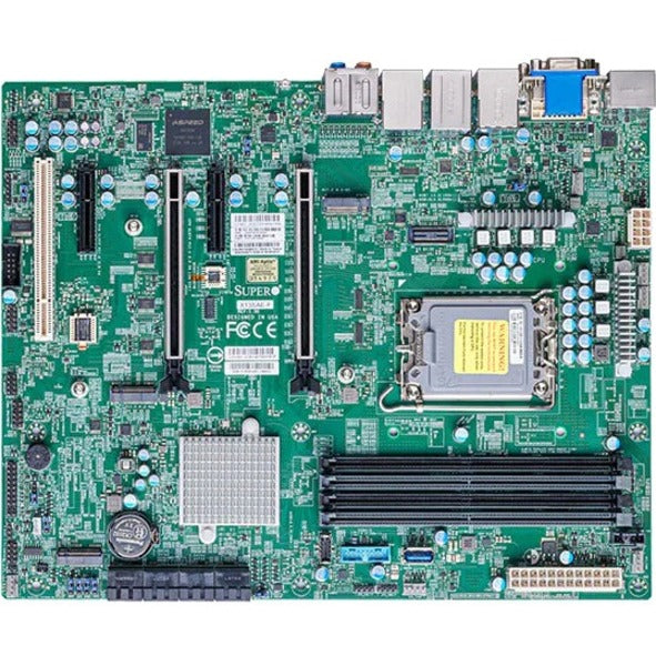 Supermicro MBD-X13SAE-F-B X13SAE-F Workstation Motherboard, Intel W680 LGA 1700 ATX DDR5-4400MHz 8XSATAIII 4XUSB