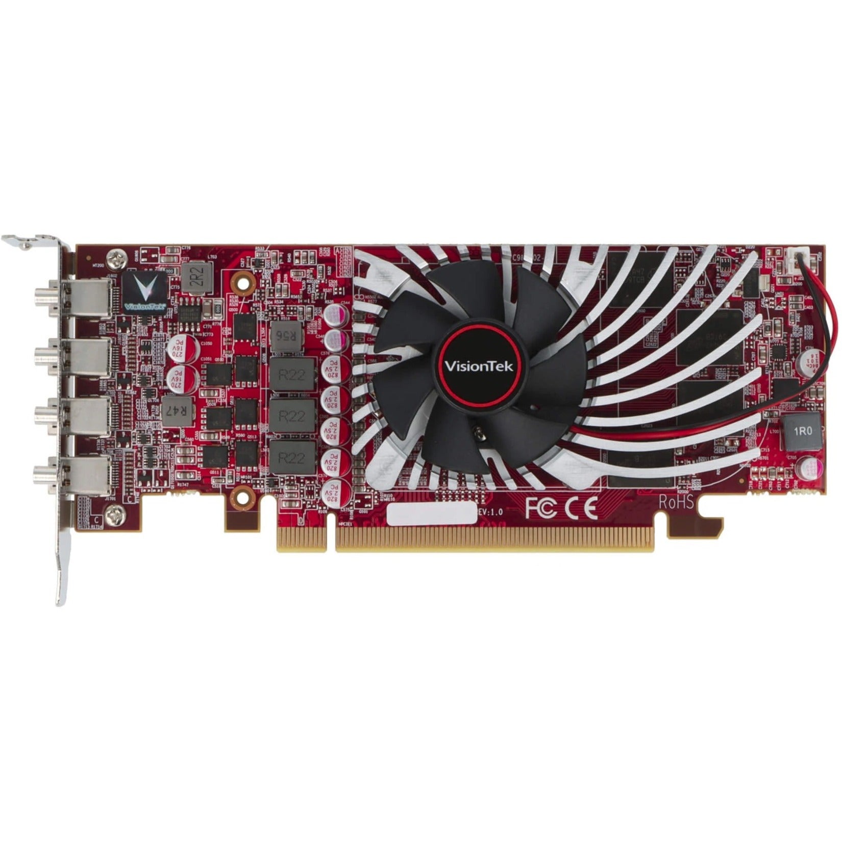 VisionTek Radeon RX 550 Graphics Card, 4GB GDDR5, 4x Mini