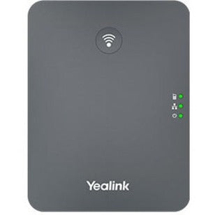 Yealink 1302017 W70B Phone Base Station, Wireless IP DECT, 20 Simultaneous Calls, 984.25 ft Operating Distance