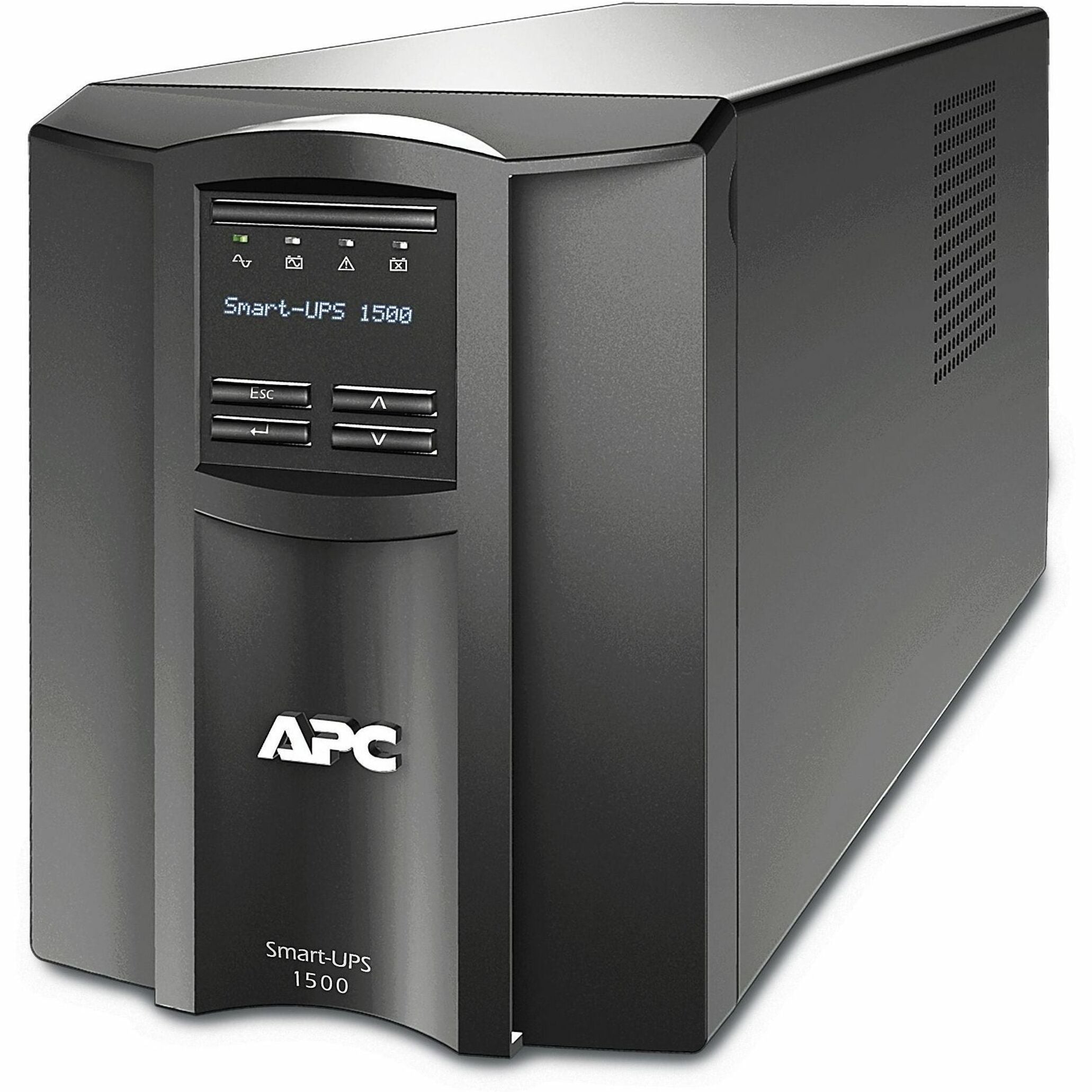 APC SMT1500CX413 Smart-UPS 1500VA Tower UPS, 1000W Load Capacity, LCD Display, 3 Year Warranty