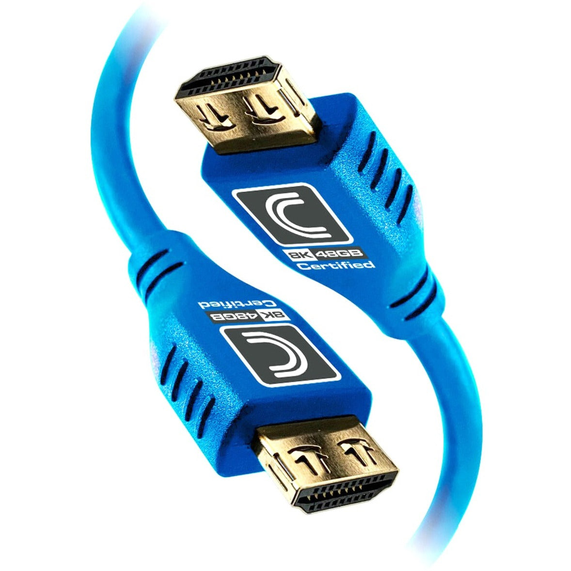 Comprehensive MHD48G-9PROBLU MicroFlex Pro AV/IT HDMI A/V Cable, 9 ft, EMI/RF Protection, Ultra Flexible, Gold Plated