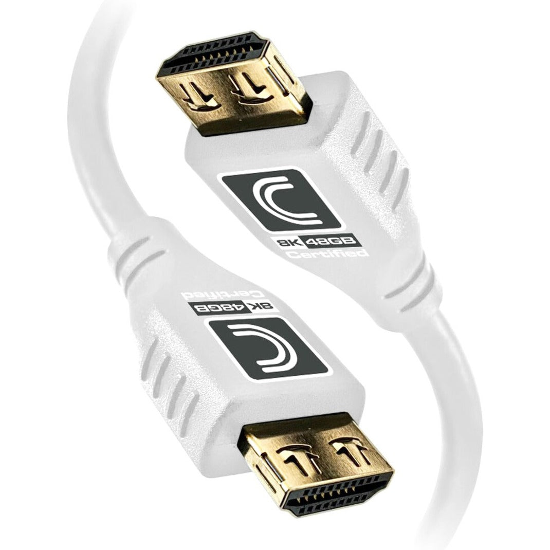 Comprehensive MHD48G-9PROWHT MicroFlex Pro AV/IT HDMI A/V Cable, 9 ft, EMI/RF Protection, ProGrip, SureLength, Ultra Flexible, White