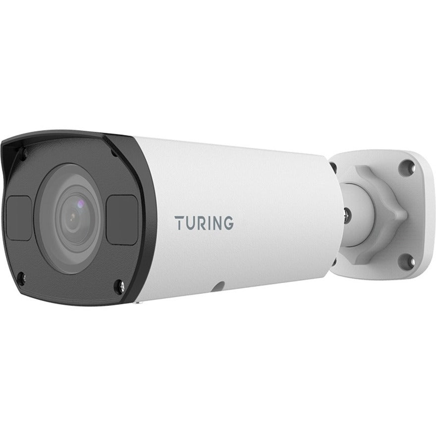 Turing Video TP-MMB4AV2 4MP HD TwilightVision IR VF Bullet Network Camera Varifocal Lens 5x Optical Zoom Memory Card/Cloud Storage Motion Detection IP67 Rated