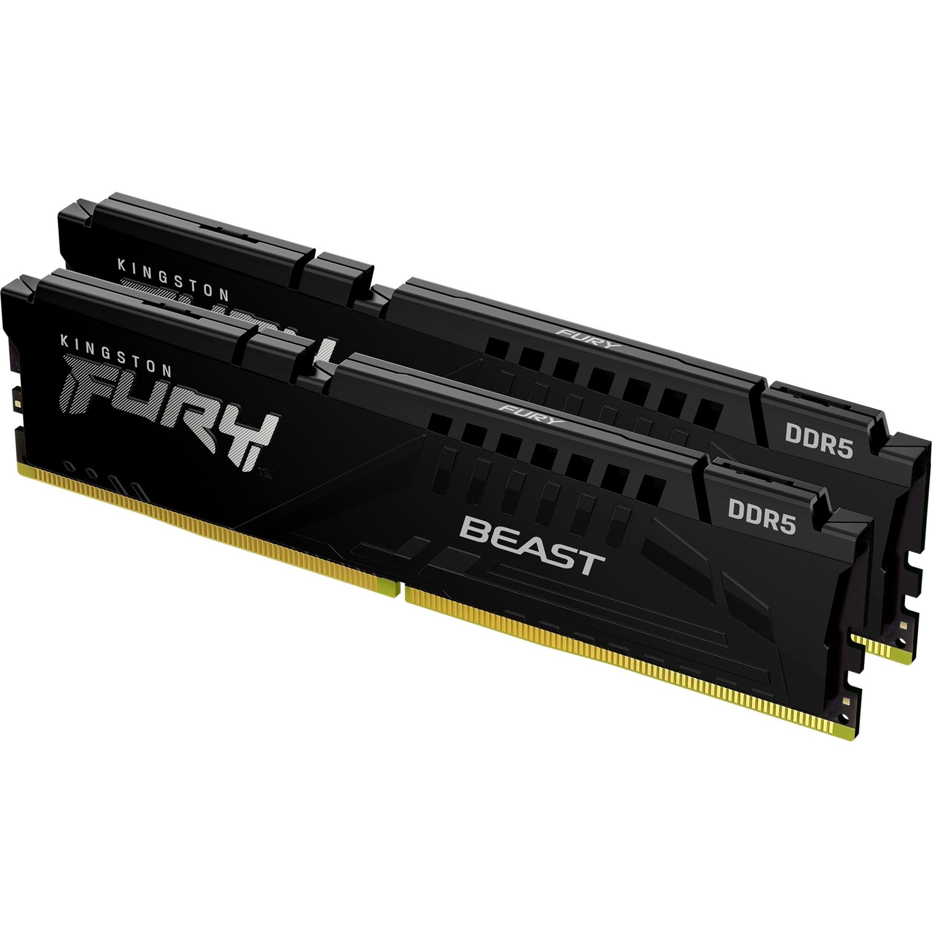 Kingston KF548C38BBK2-16 FURY Beast 16GB DDR5-4800MTS CL38 DIMM (KIT OF 2), High-Speed RAM for Gaming and Performance