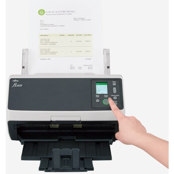 Fujitsu CG01000-303001 fi-8170 Document Scanner With PaperStream Capture Pro Workgroup Software License, Color, Duplex Scanning, 600 dpi