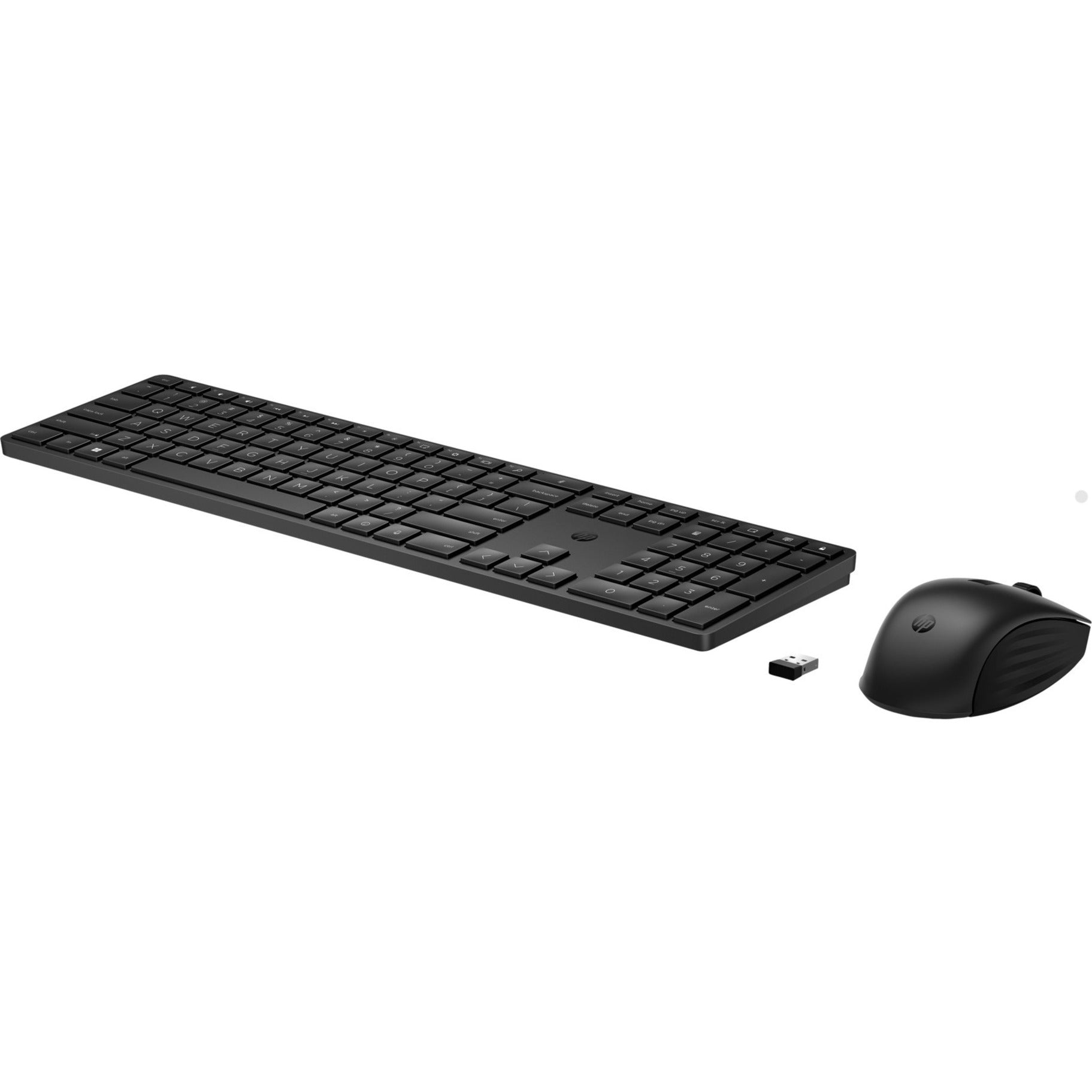 HP 655 Wireless Keyboard and Mouse Combo for business, Battery Indicator, Programmable Keys