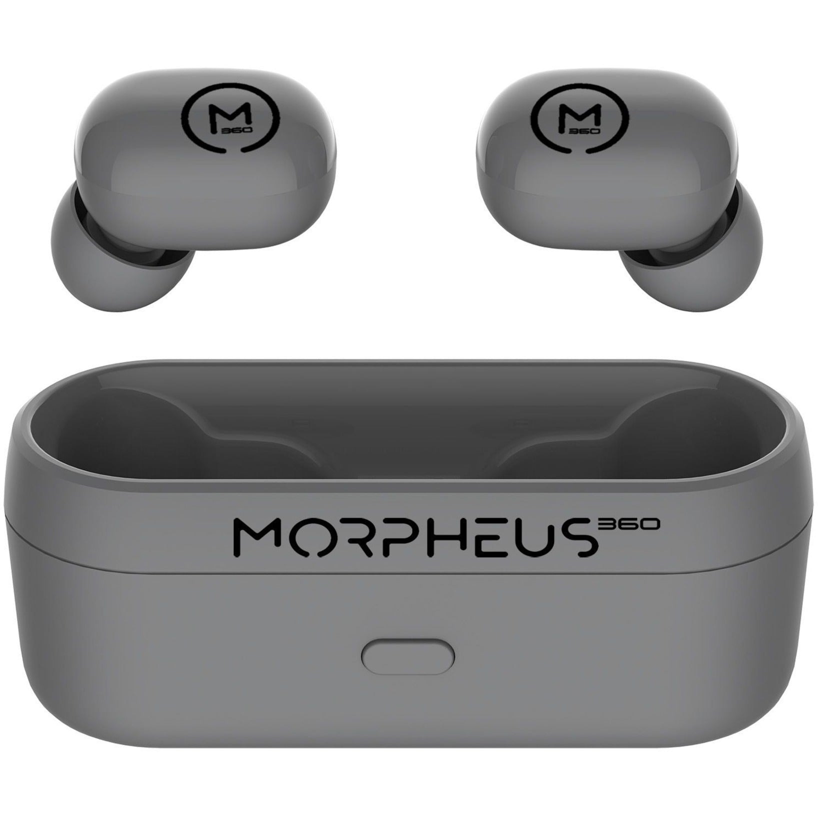 Morpheus 360 TW1500G Spire True Wireless Earbuds, Wireless In-ear Headphones, Bluetooth 5.2, 4 Hour Battery, Waterproof, Sweatproof, Stereo Sound, Binaural Earpiece Design