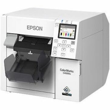 Epson ColorWorks CW-C4000 Desktop Inkjet Printer - Color - Label Print - Ethernet - USB - USB Host - With Cutter (C31CK03A9991)