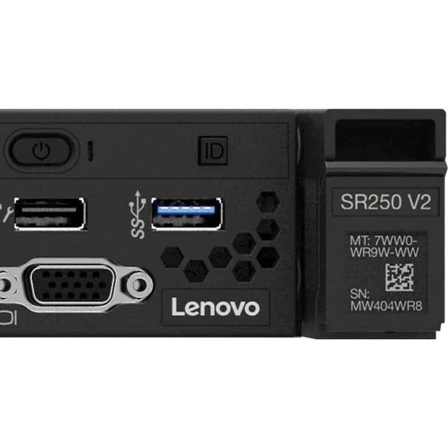 Lenovo 7D7QA020NA ThinkSystem SR250 V2 Server, Xeon E-2378, 16GB RAM, 3 Year Warranty