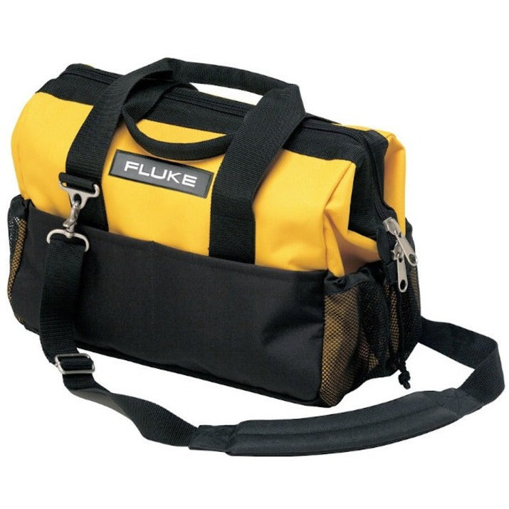 Fluke C550 Rugged Carrying Case, Durable Weather Resistant Tool Bag with 25 Pockets