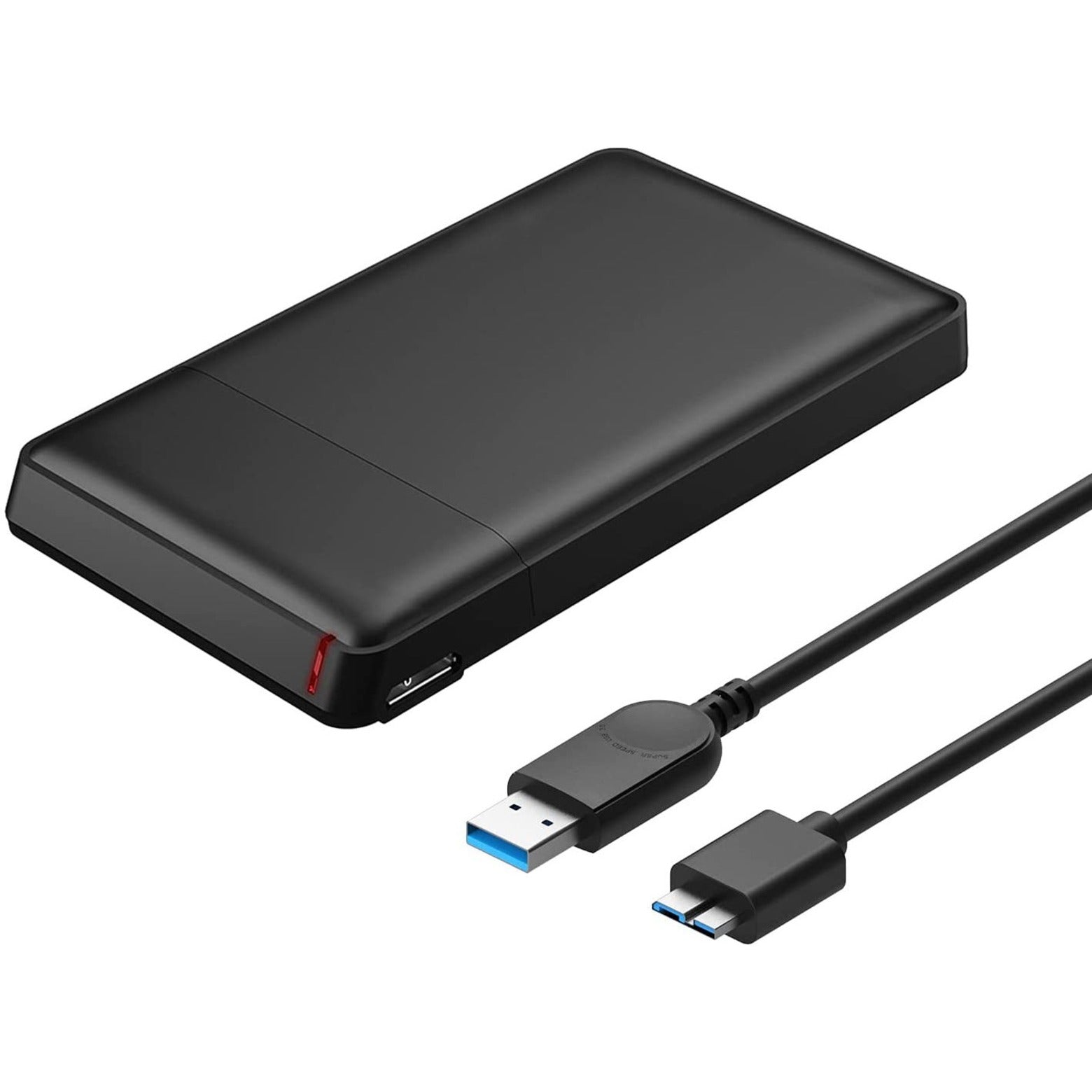4XEM 4XST235 USB 3.0 SATA Hard Drive Enclosure, External - Black, 1 Year Warranty, Hot Swappable Bays