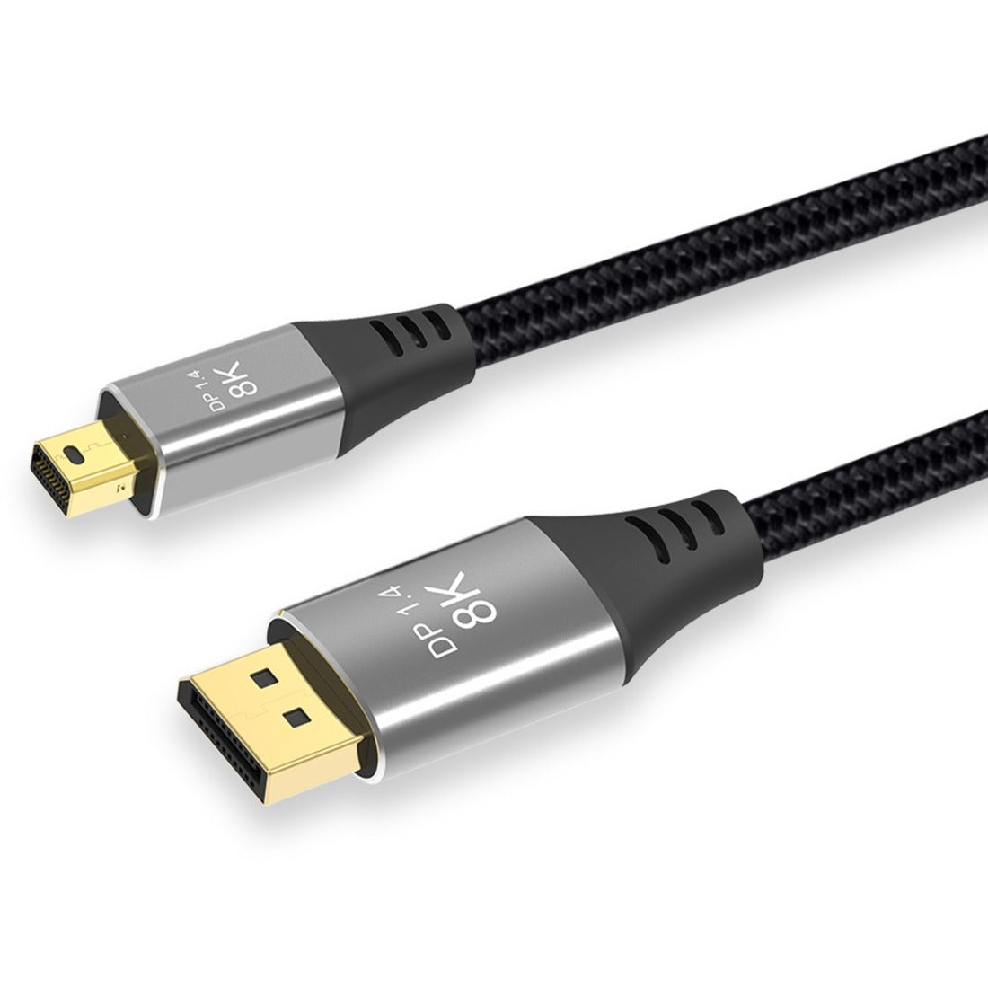 4XEM 4XAP049A1M 1M 8K and 4K Mini DisplayPort to DisplayPort Cable, High-Speed Data Transfer and 8K Resolution Support