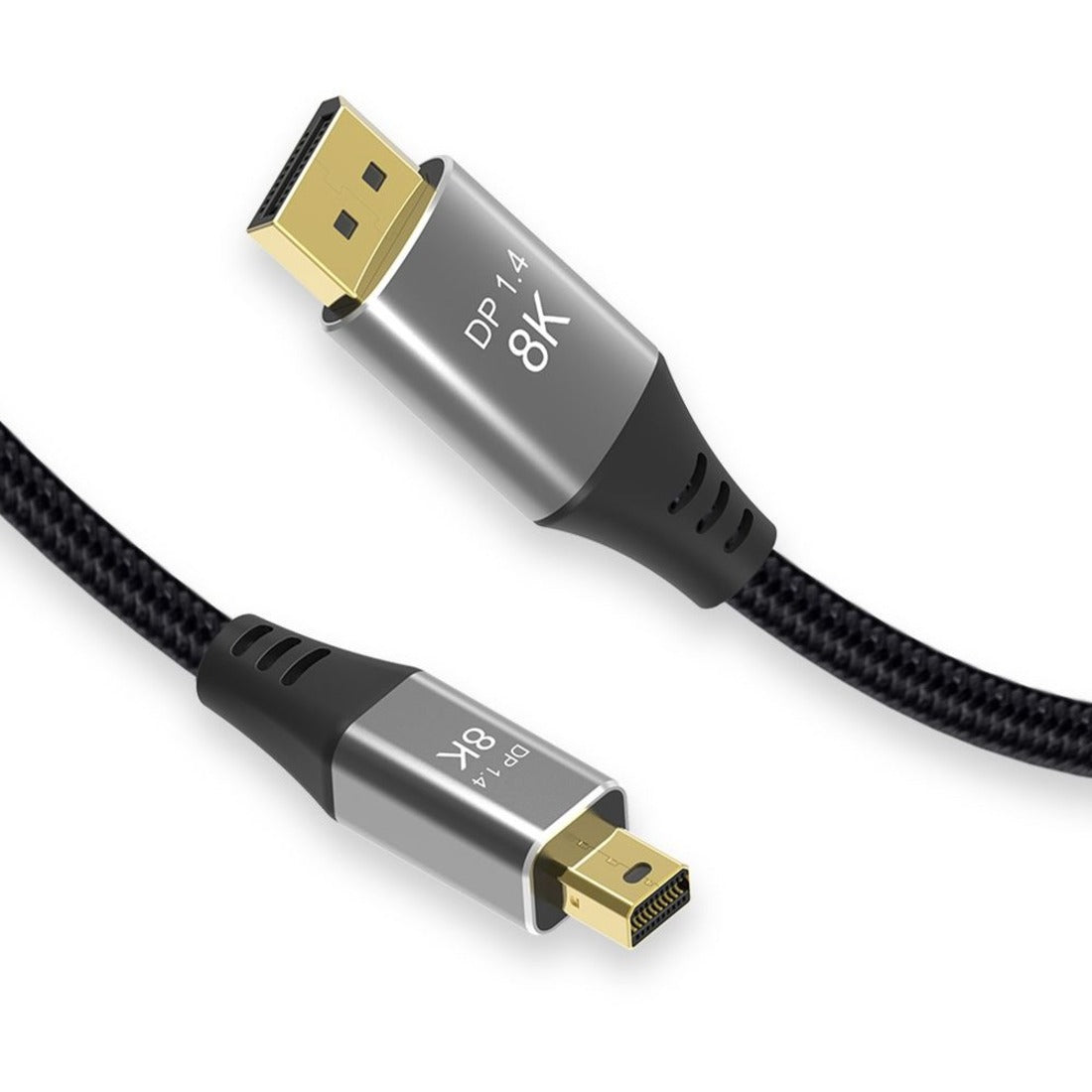 4XEM 4XAP049A2M 2M 8K and 4K Mini DisplayPort to DisplayPort Cable, High-Speed Data Transfer