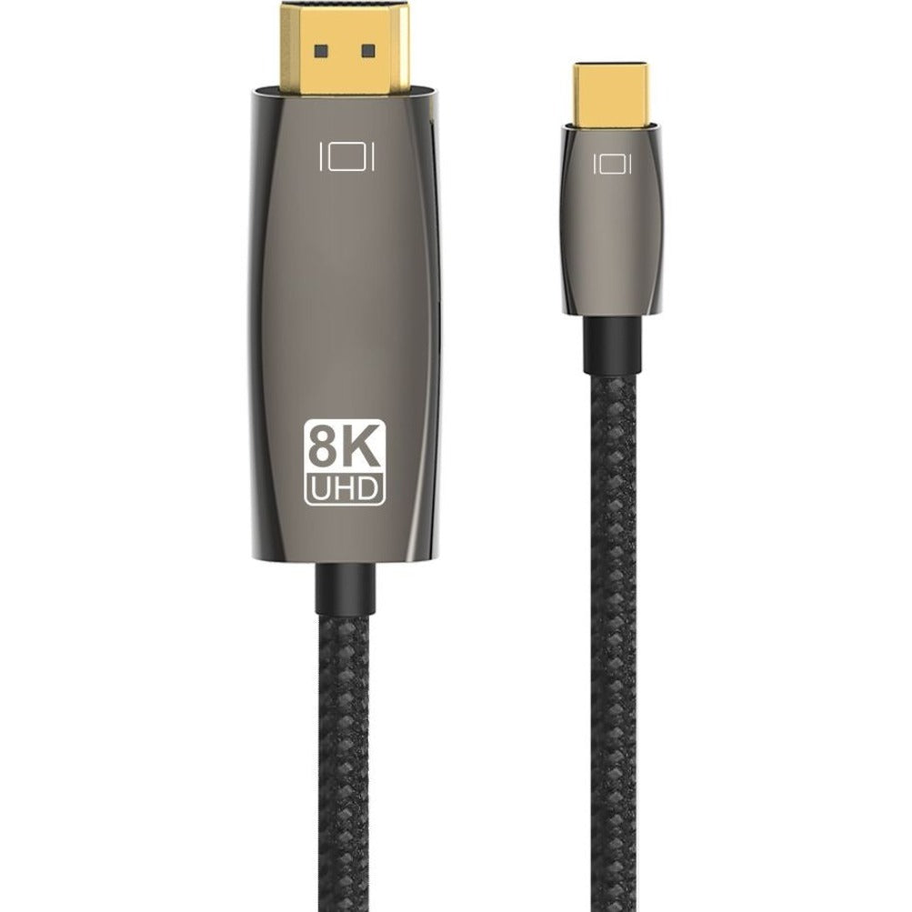 4XEM 4XTPC023B1M 8K/4K 1M USB-C to HDMI Cable, Plug & Play, 32.4 Gbit/s Data Transfer Rate, 7680 x 4320 Supported Resolution