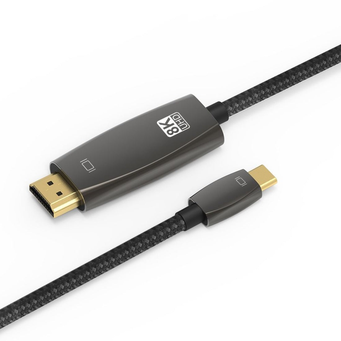 4XEM 4XTPC023B2M 8K/4K 2M USB-C to HDMI Cable, Plug & Play, Active, 32.4 Gbit/s Data Transfer Rate, 7680 x 4320 Supported Resolution