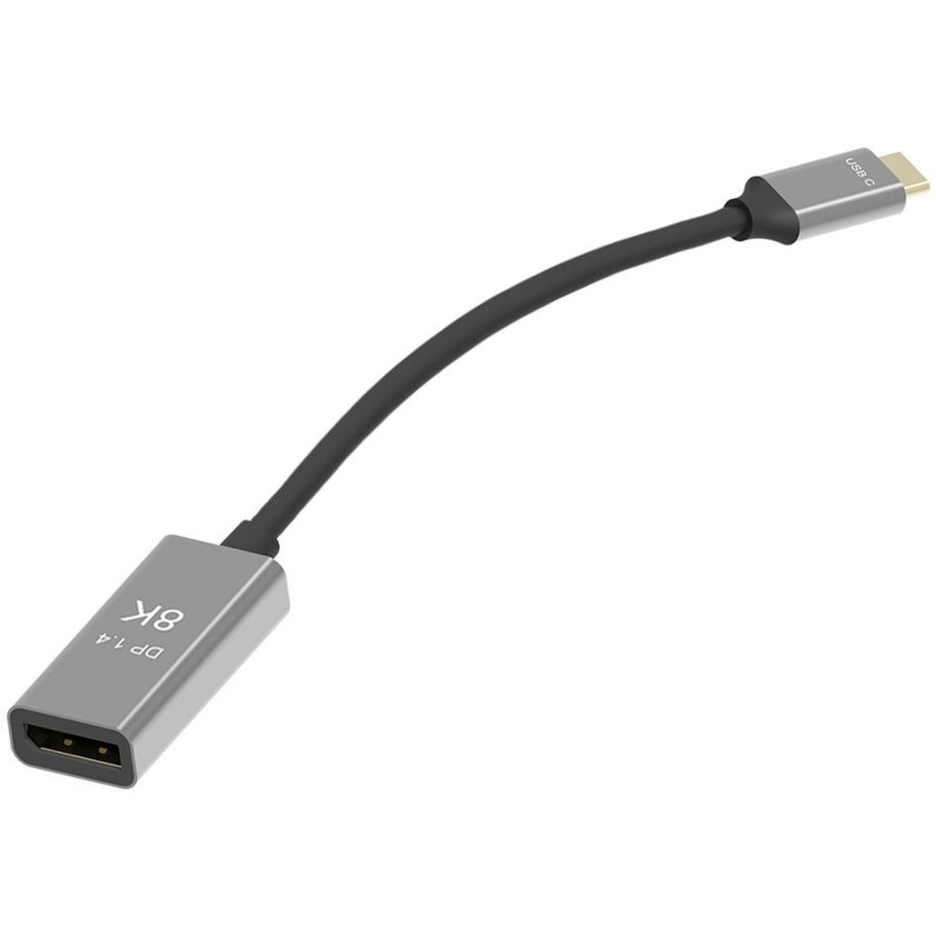 4XEM 4XTPC029BA 8K/4K USB-C to DisplayPort Adapter, Passive, 3.28 ft Cable Length