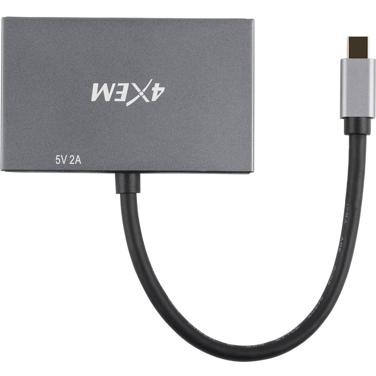 4XEM 4XMST06 3-Port Mini DisplayPort to DisplayPort Multi-Monitor Hub, 8K Dual 4K, HDCP 2.2, DSC 1.2