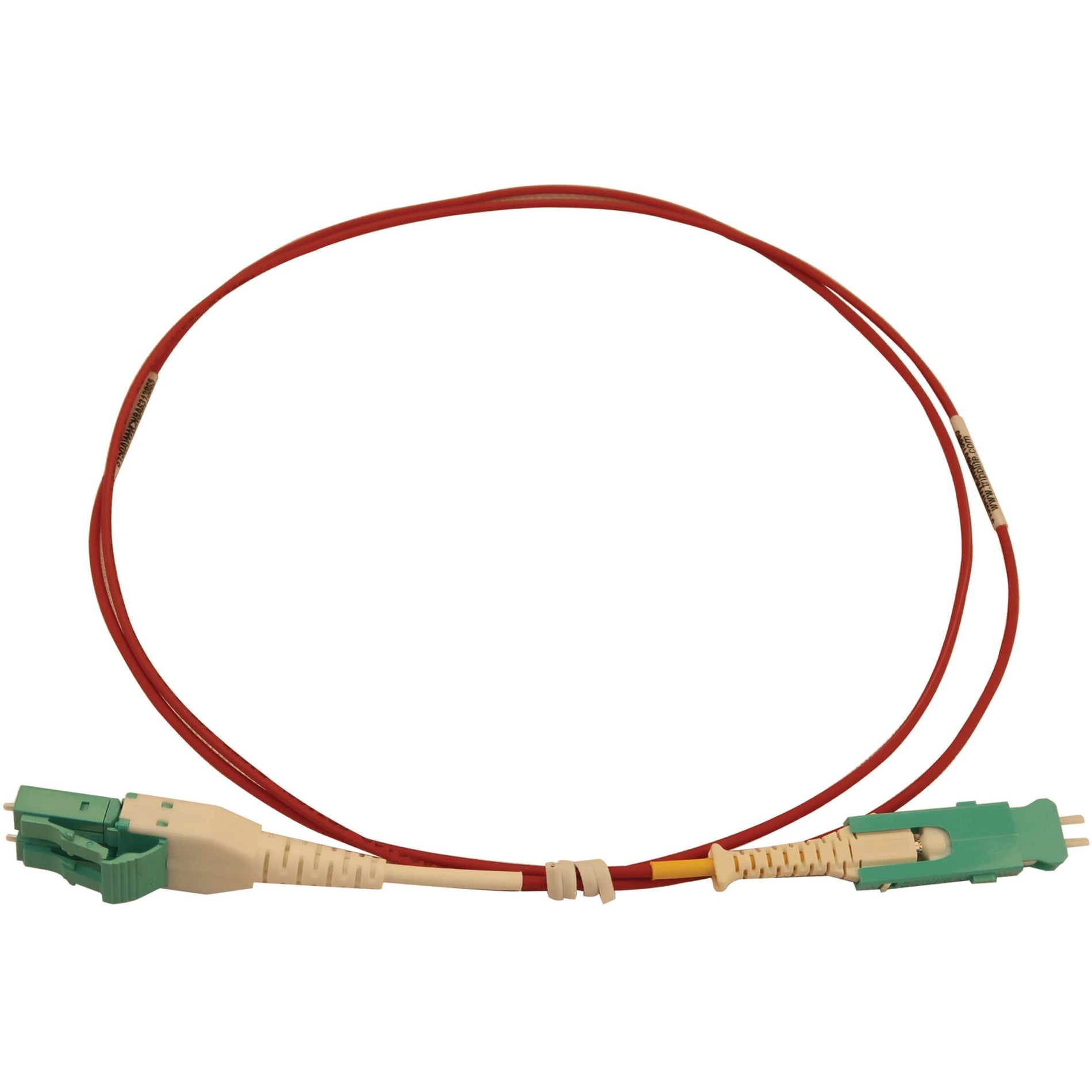 Tripp Lite N823L-02M-MG Fiber Optic Duplex Network Cable, LSZH, Magenta, 2 m (6.6 ft.)