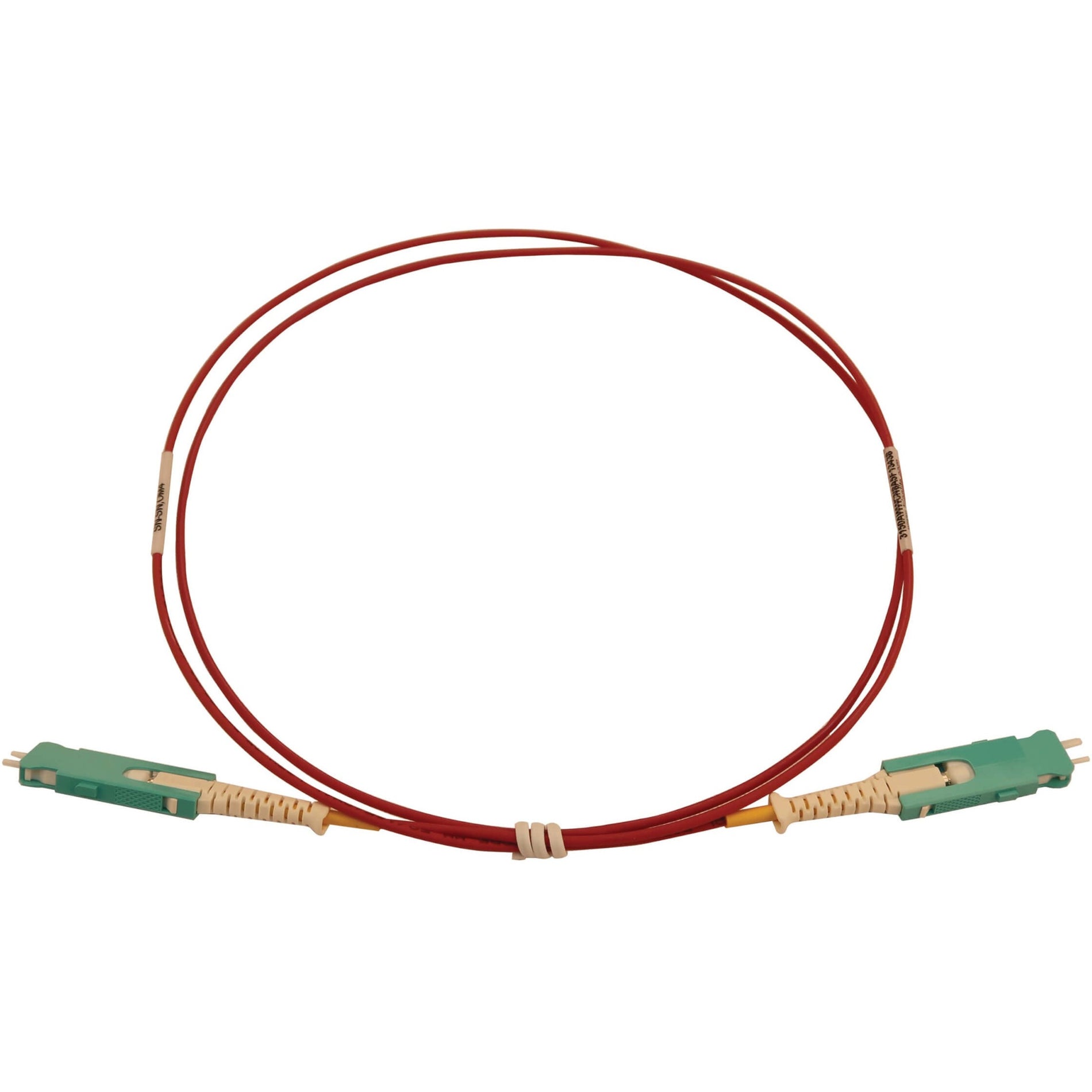 Tripp Lite N823S-01M-MG 400G Multimode 50/125 OM4 Fiber Cable, Magenta, 1 m (3.3 ft.), Push-Pull Boot, Bendable, 400 Gbit/s