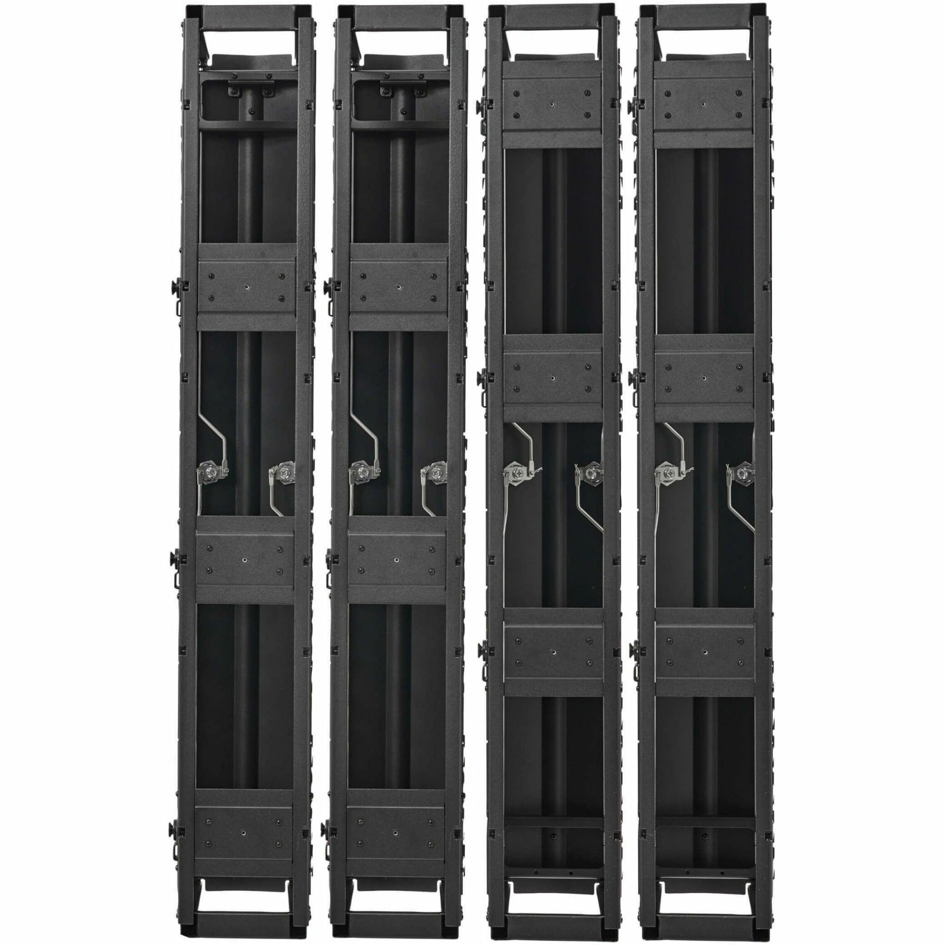 Tripp Lite SRCABLEVRT6HD2 Cable Organizer - Finger Duct, Double Sided, Black